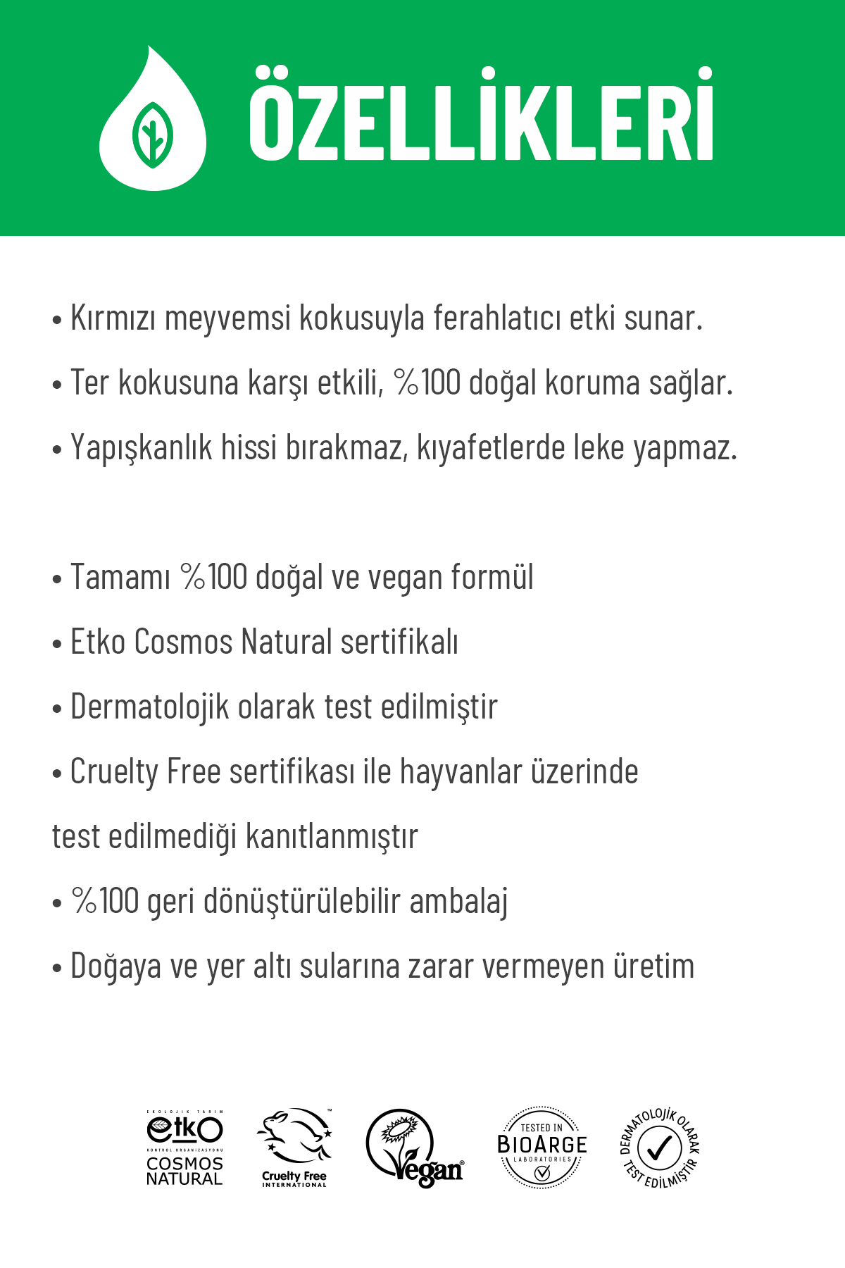 دئودورانت رول آن %100 طبیعی مخصوص دختران جوان 50 میلی لیتر، ضد بوی عرق، گیاهی، بدون لک، وگان