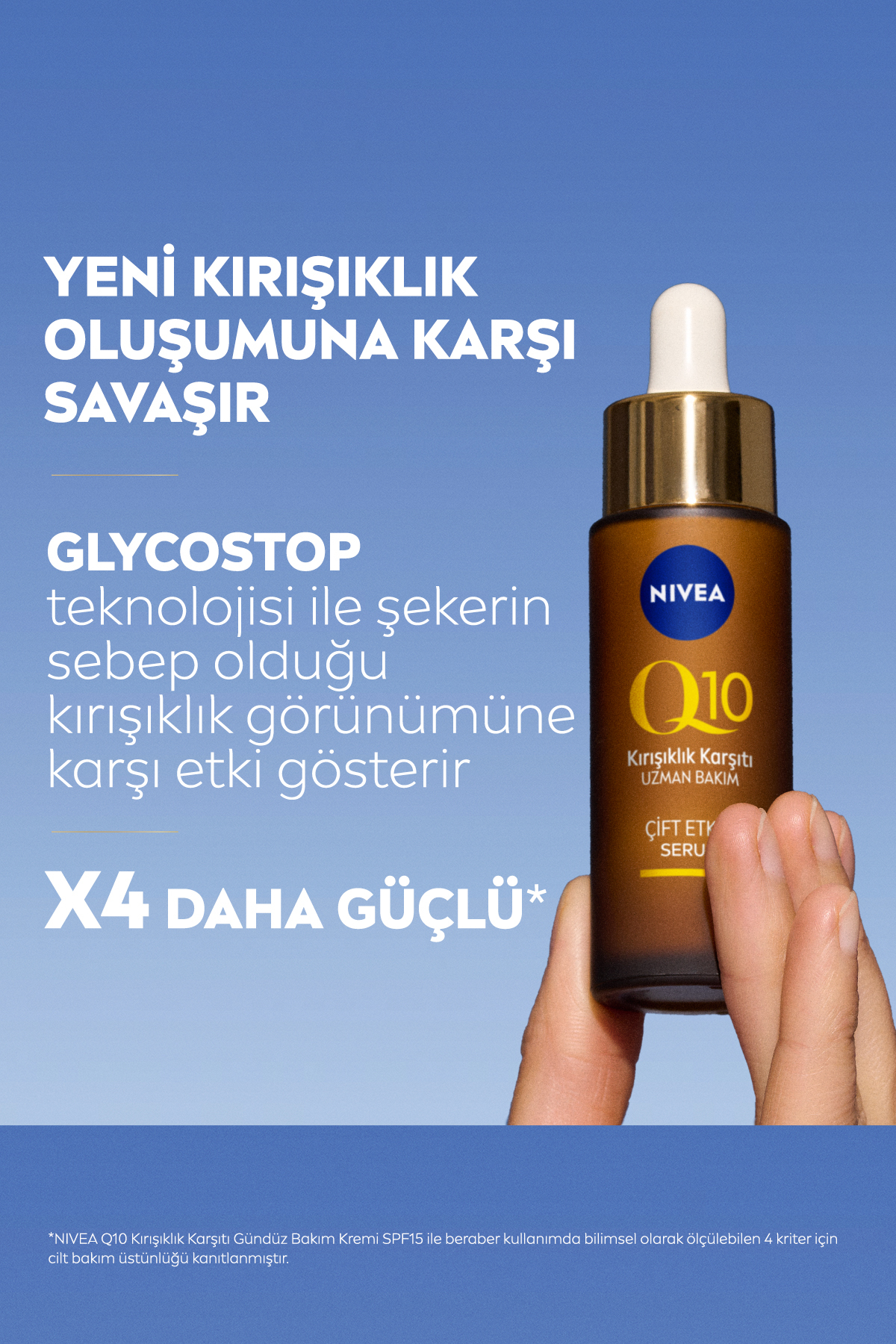 Q10 SPF50 Güneş Koruyucu Yüz Kremi 40ml, Kırışıklık Karşıtı Serum, Göz ve Gece Kremi, Çanta Hediye — SET.NVE.1362 — تصویر 8 از 9