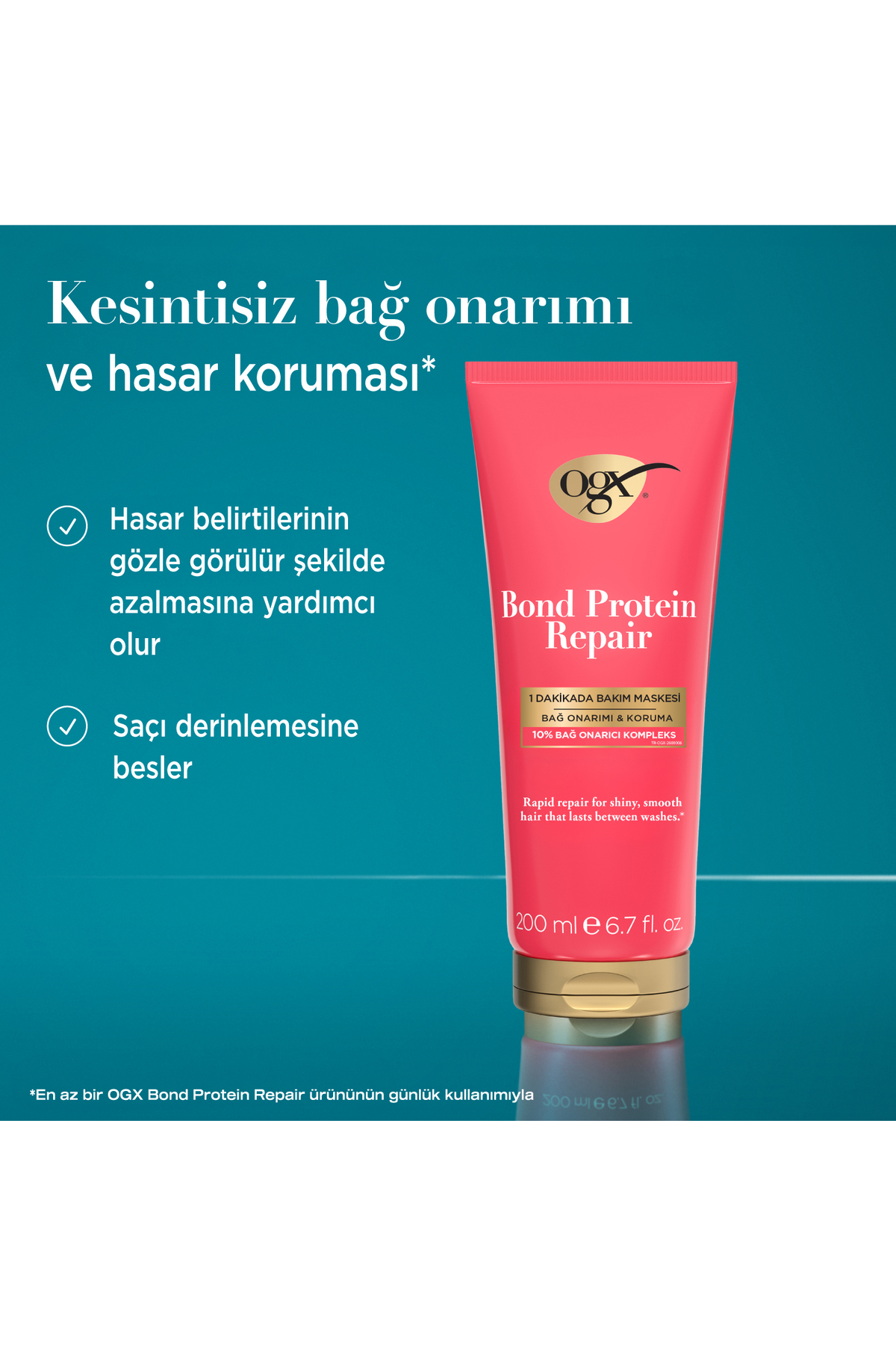 Bond Protein Repair Bağ Onarıcı 1 Dakikada Bakım Maskesi 200 ml — 3574661818924 — تصویر 2 از 5