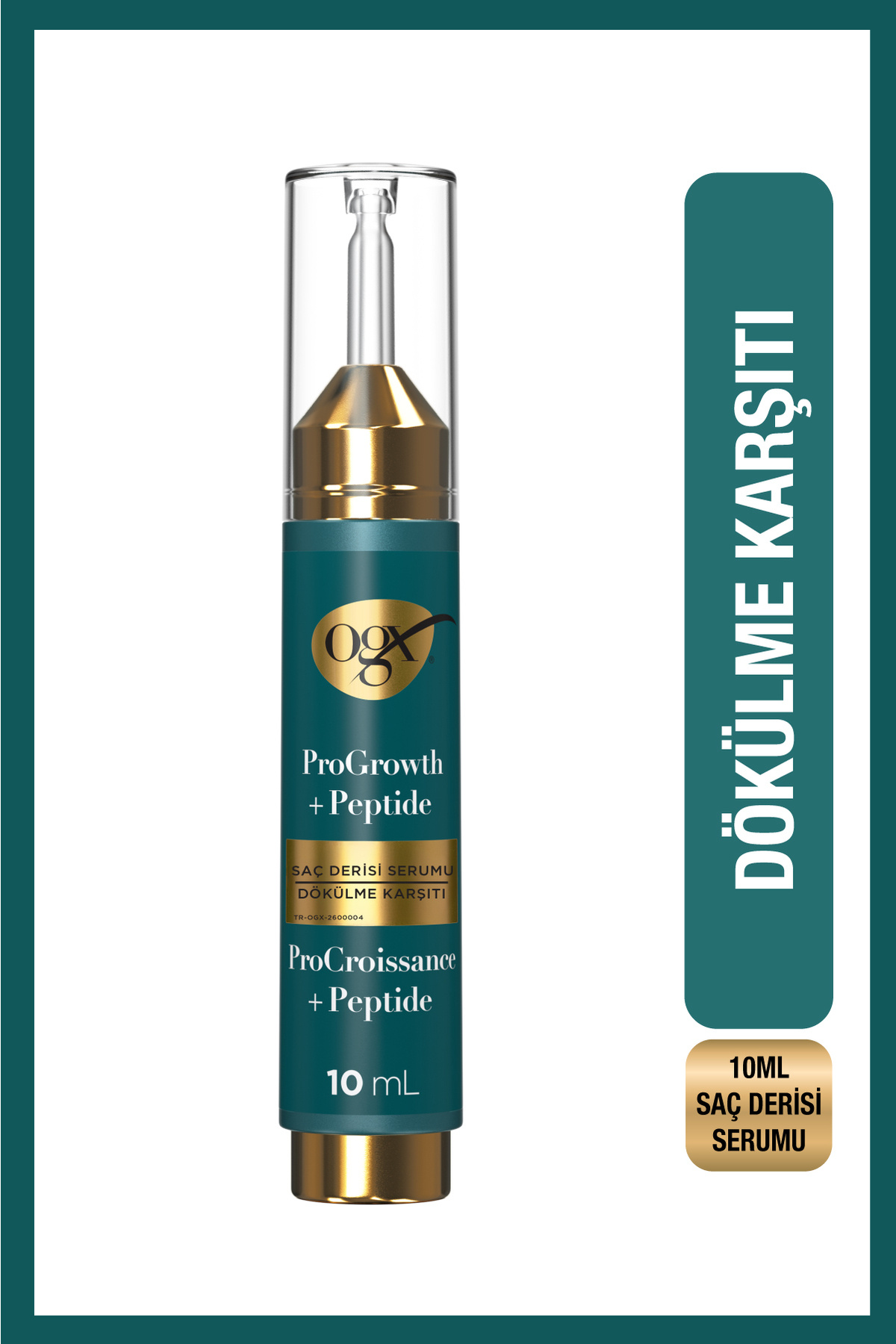 OGX ProGrowth + Peptide Dökülme Karşıtı Saç Derisi Serumu 10 ml — 3574661870328