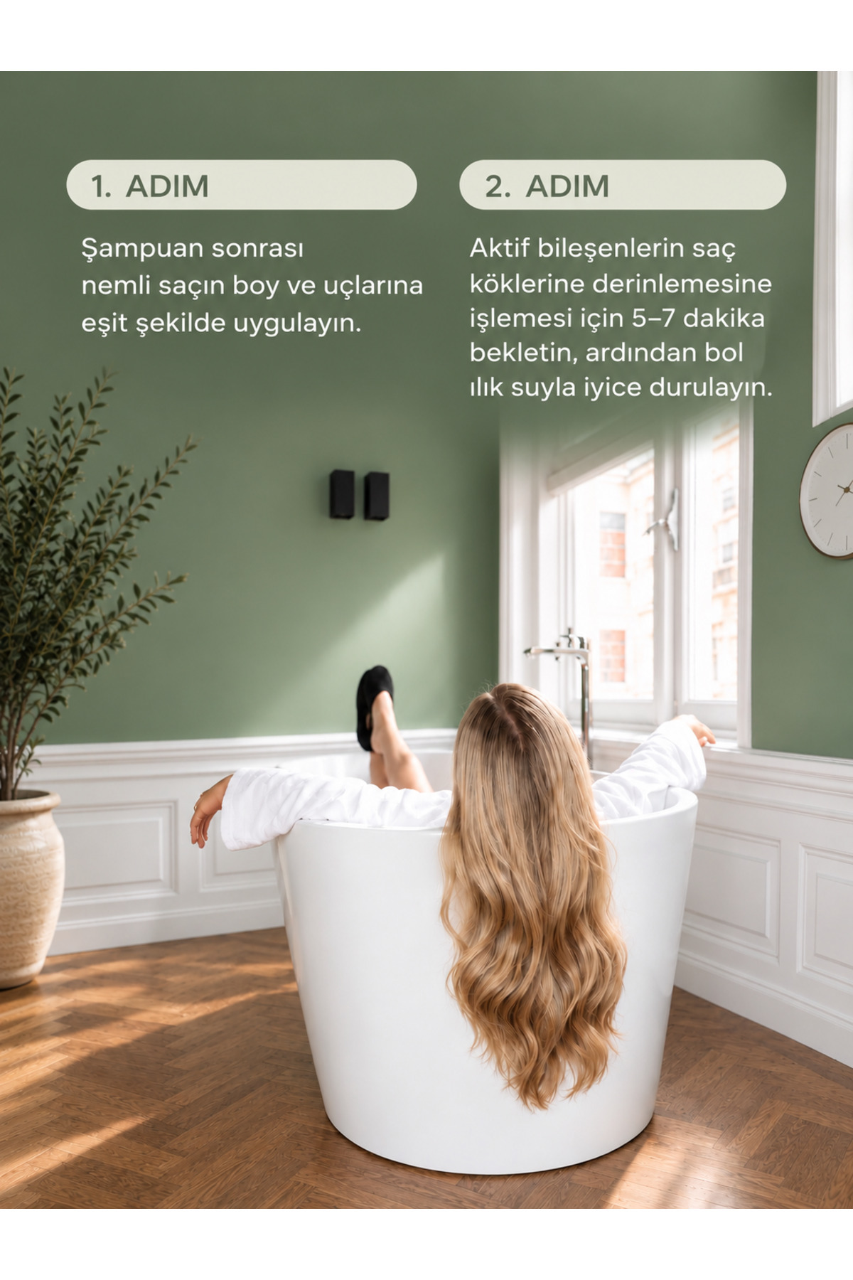 Dökülen ve Geç Uzayan Saçlar İçin Yoğun Onarıcı Saç Maskesi 350 ml — GLO-SM-SM001 — تصویر 5 از 5