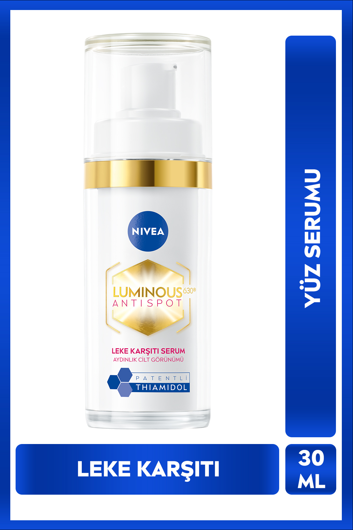 NIVEA Luminous630 Leke Karşıtı Cilt Serumu 30 ml, Lekeli Ciltler — 82616-08200-09