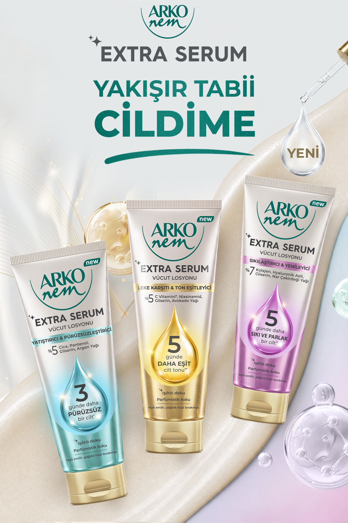 Extra Serum Sıkışlaştırıcı & Yenileyici Vücut Losyonu 200 Ml — 8690506567125 — تصویر 4 از 6