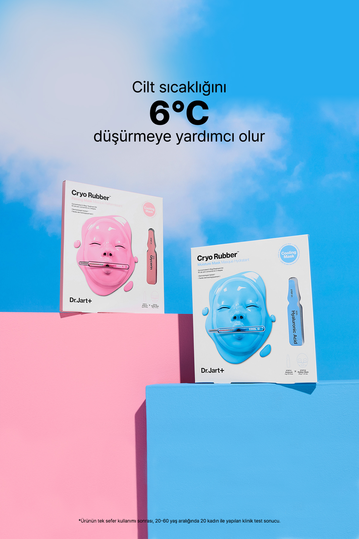 Cryo Rubber™ - Allantoinli Yatıştırıcı Yüz Maskesi 40GM/1.4OZ — Cyro Rubber with Soothing Allantion — تصویر 4 از 7