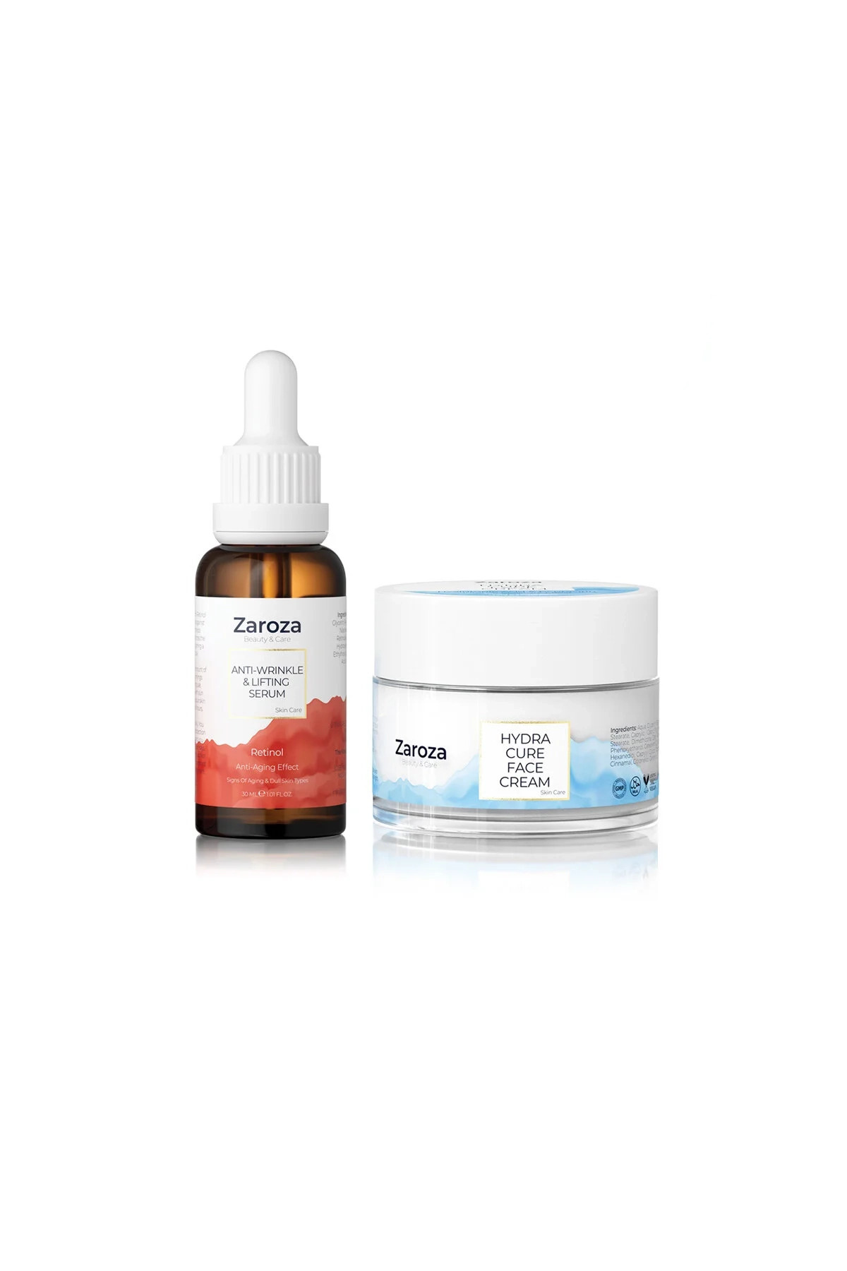 Hydra Cure Nemlendirici Krem + Retinol Serum Seti | Yoğun Nem & Kırışıklık Karşıtı İkili Seti — ST00002