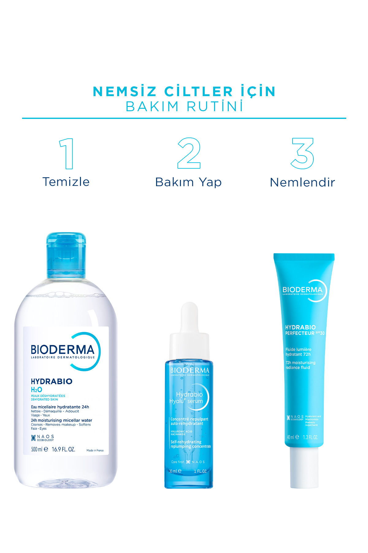 Hydrabio H2O Micellar Nemlendirici Makyaj Temizleme Suyu 500 ml — 3401321549020 — تصویر 8 از 9