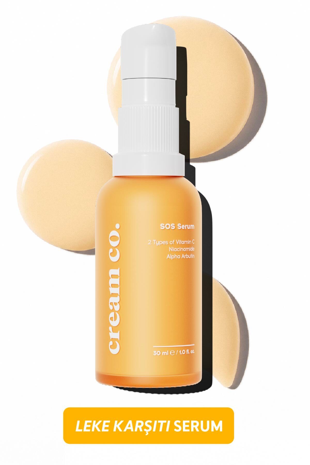 Leke Karşıtı Cilt Tonu Eşitleyici Aydınlatıcı C Vitamini Arbutin SOS Serum | Tüm Cilt Tipleri — CC107 — تصویر 1 از 9