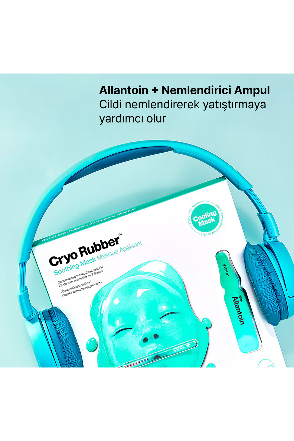 Cryo Rubber™ - Allantoinli Yatıştırıcı Yüz Maskesi 40GM/1.4OZ — Cyro Rubber with Soothing Allantion — تصویر 3 از 7