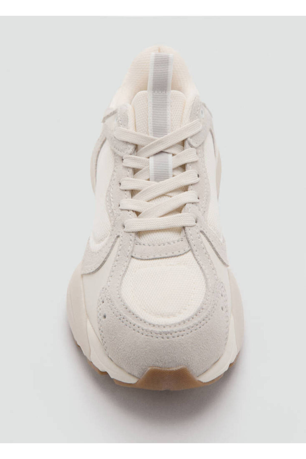 MANGO Kadın Natürel Sneaker 77085663 görsel 4