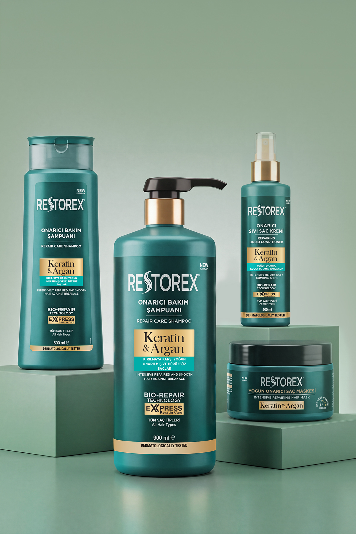 Keratin & Argan Onarıcı Sıvı Saç Bakım Kremi 200 Ml — 8680512632986 — تصویر 6 از 6