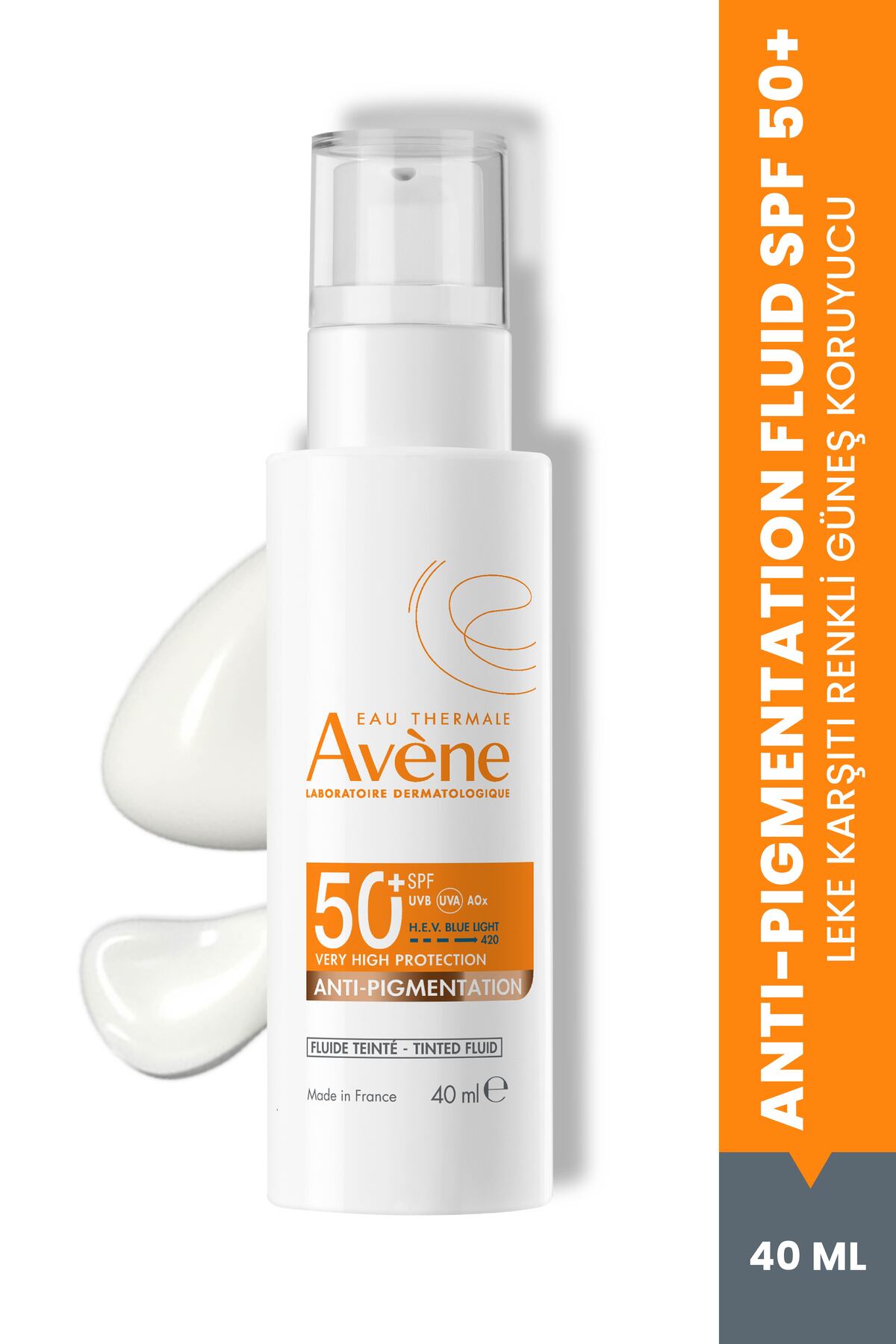 کرم ضد آفتاب رنگی با SPF 50+ و حاوی اسید آزلاویک (%0.12) حجم 40 میلی لیتر