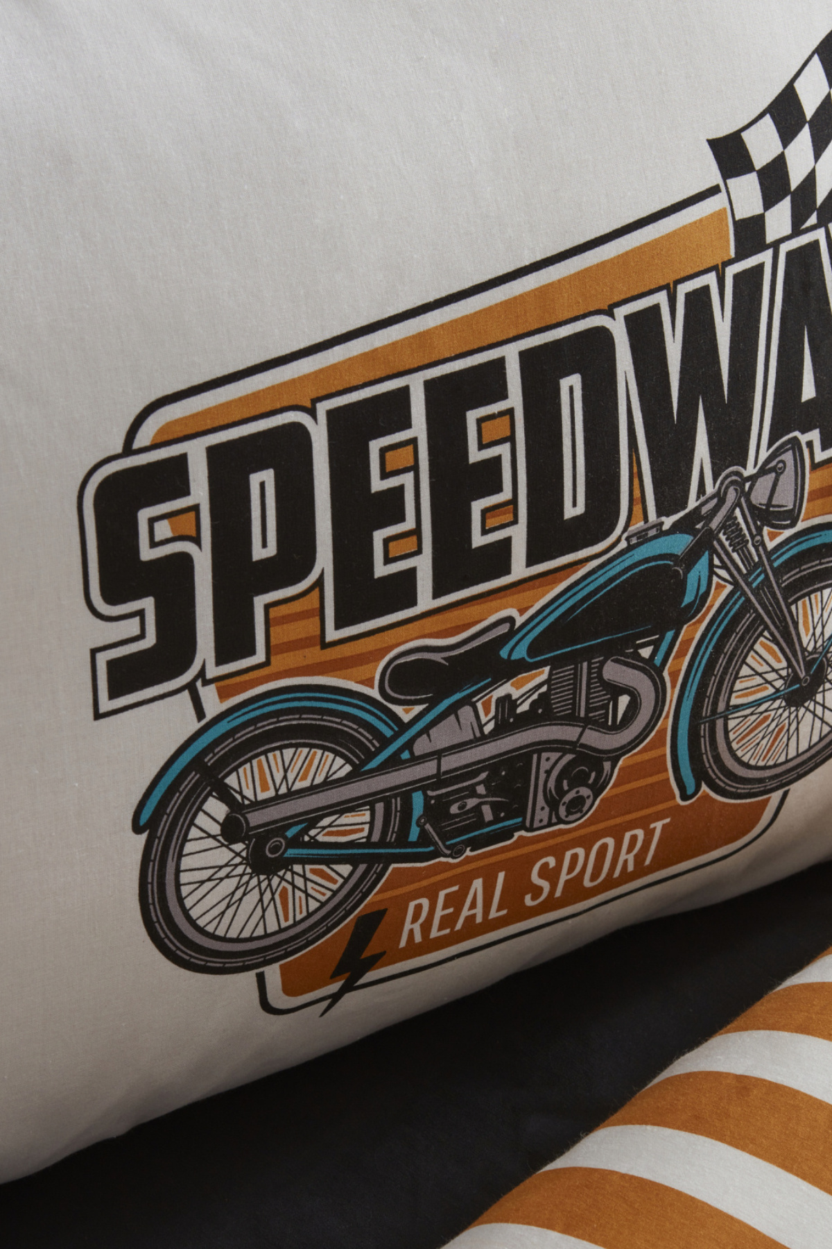 Young Speed Way %100 Pamuk Tek Kişilik Fitted Nevresim Takımı 4