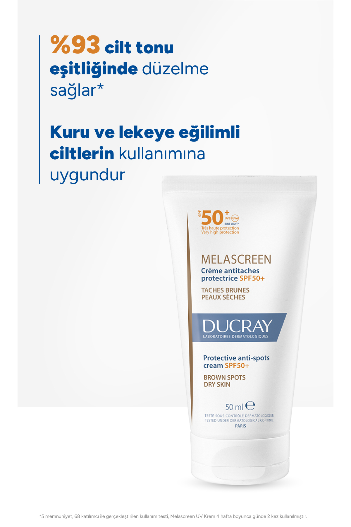 کرم ضد آفتاب ملاسکرین با SPF50+ و خاصیت ضد لک، ۵۰ میلی لیتر — 3282770389296_rollback_1741778836364 — تصویر 2 از 5