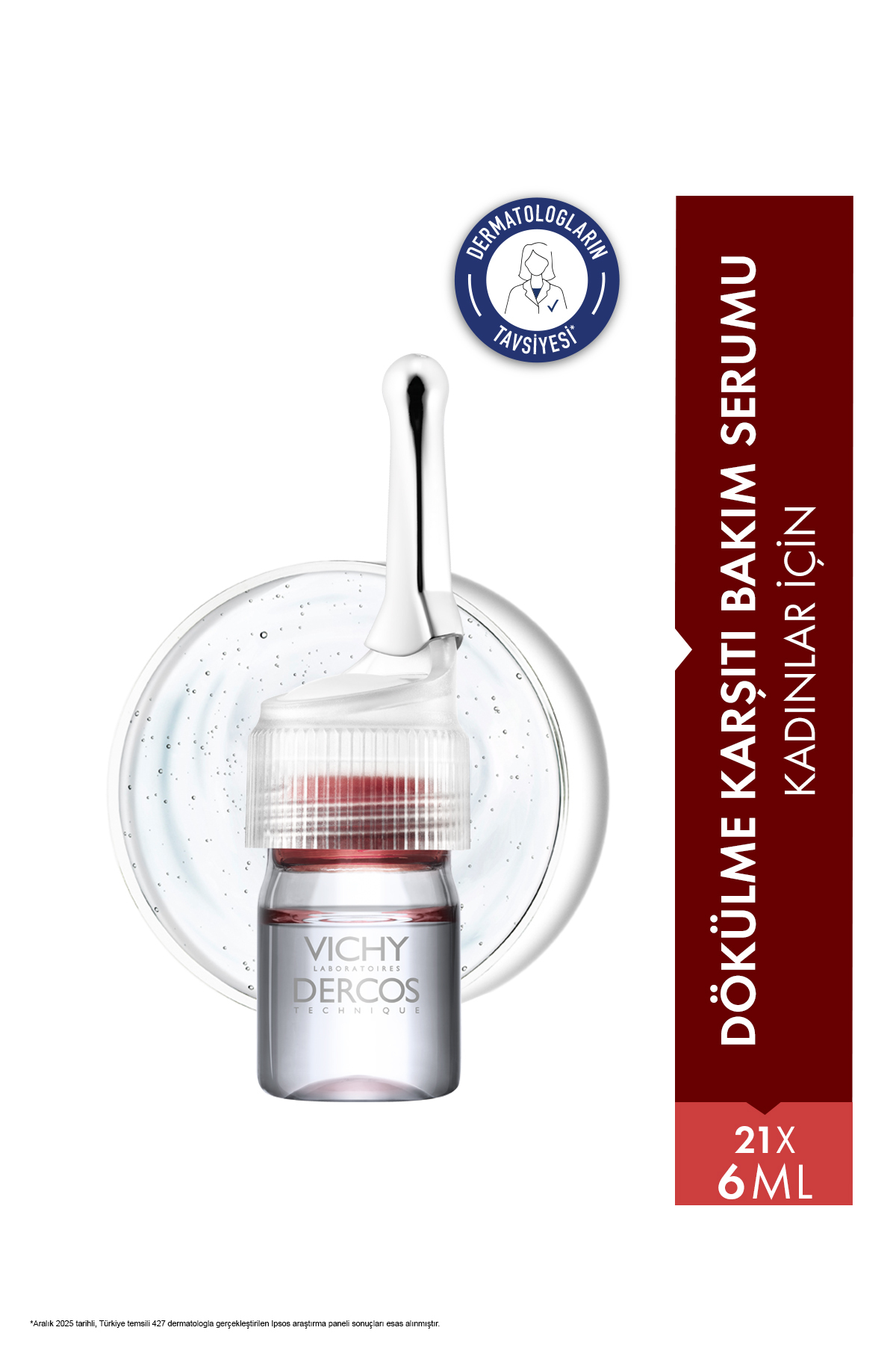 Vichy Dercos Aminexil Kadınlar İçin Saç Dökülmesine Karşı 5 Etkili Bakım 21x6 ml — 3337875522786