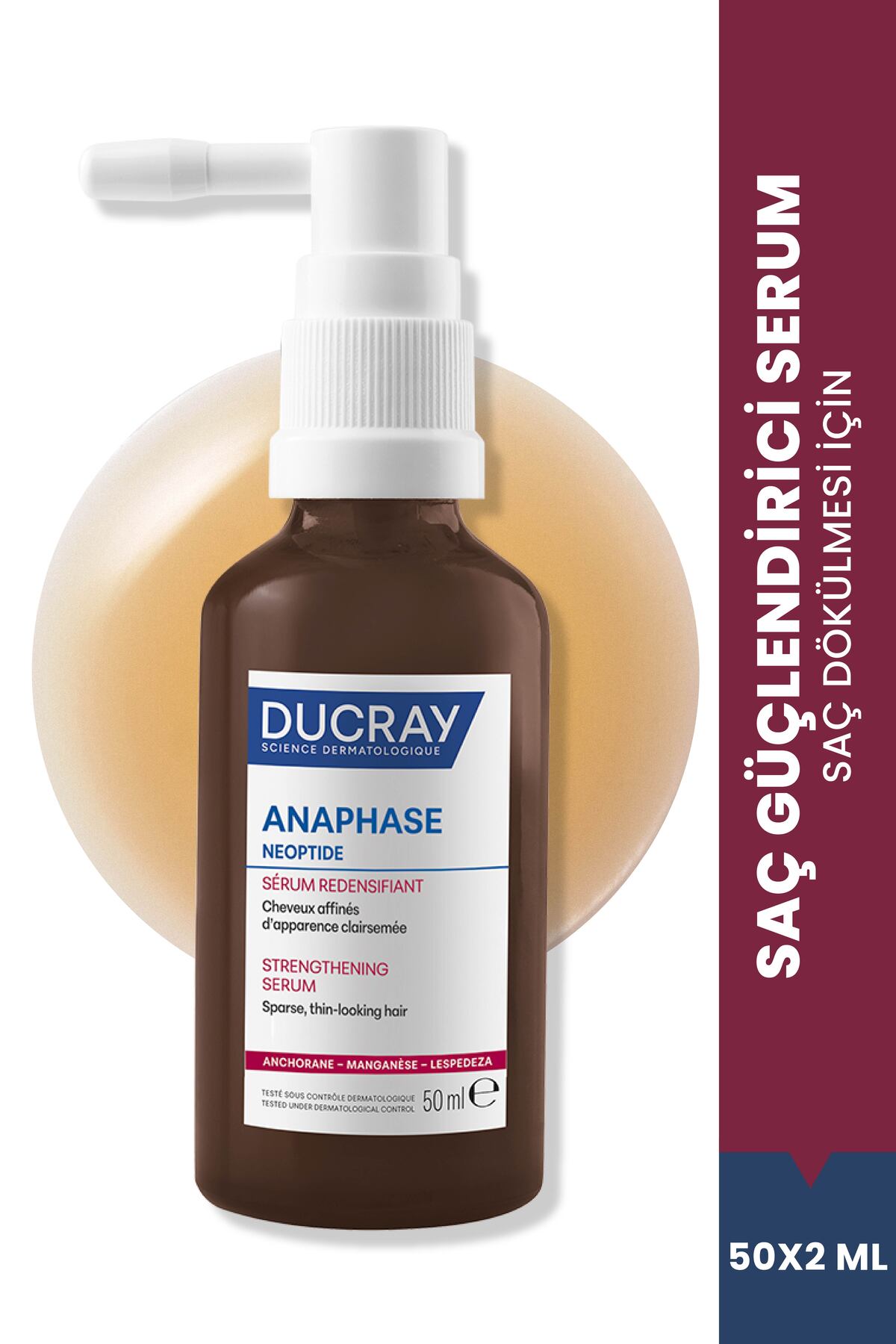 Ducray دوکری سرم ضد ریزش مو نئوپتاید اکسپرت، تقویت کننده و ضخیم کننده مو، 50 میلی لیتر x2 — 3282779242080