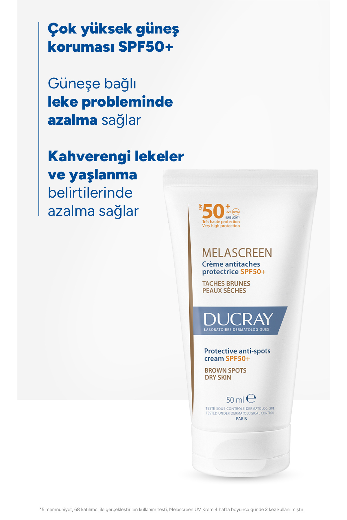 کرم ضد آفتاب ملاسکرین با SPF50+ و خاصیت ضد لک، ۵۰ میلی لیتر — 3282770389296_rollback_1741778836364 — تصویر 3 از 5