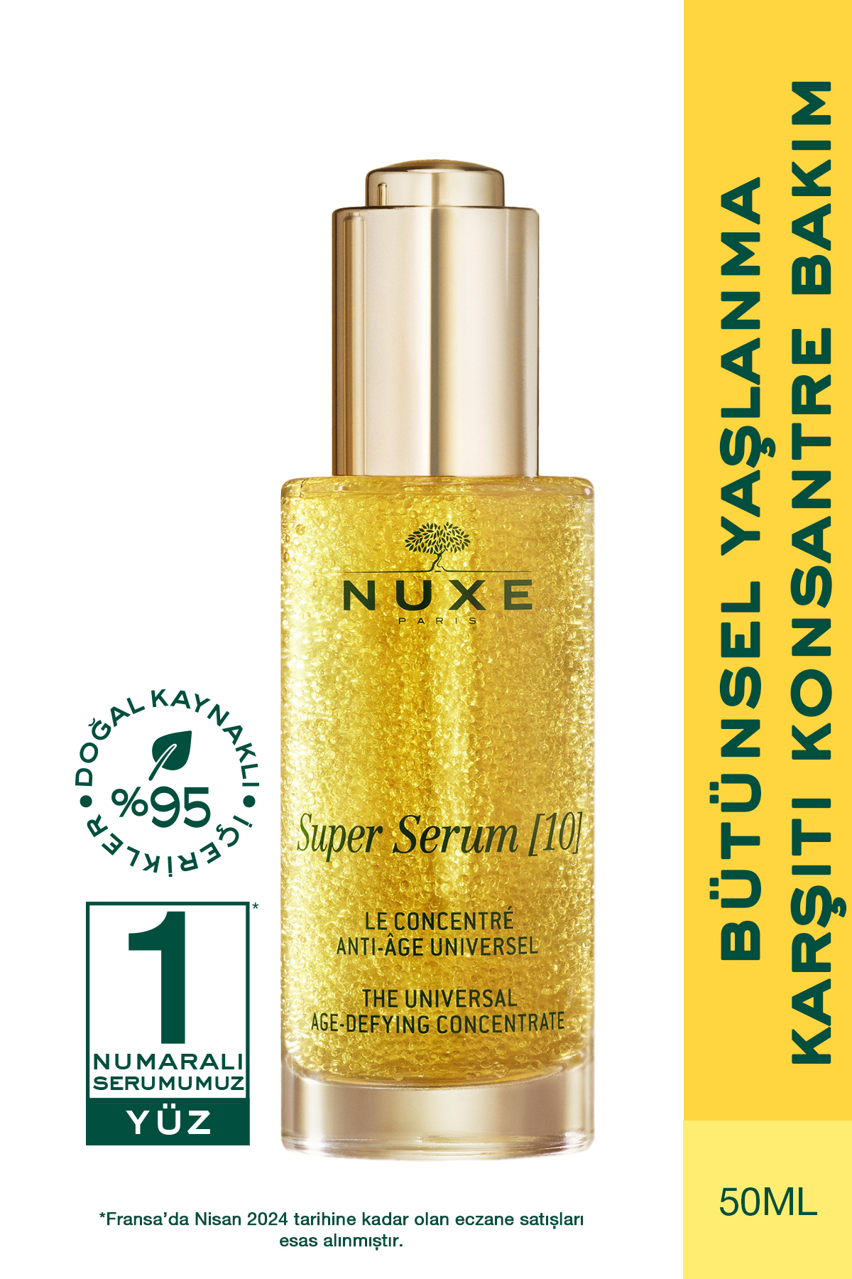 Nuxe Yaşlanma Karşıtı Super Serum Longevity 50 ML — 3264680047299