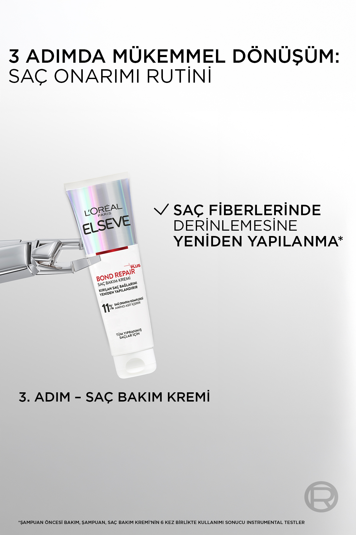 Bond Repair Plus Bağ Yapılandırıcı Saç Bakım Kremi 150ml — 3600524074906 — تصویر 4 از 8