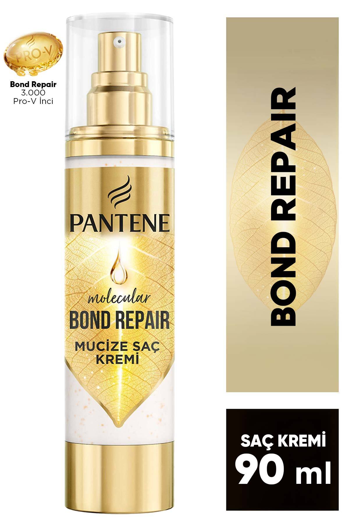 Pantene Molecular Bond Repair Yıpranmış Saçlar İçin Bağ Onarıcı Durulanmayan Saç Bakım Kremi 90 ml