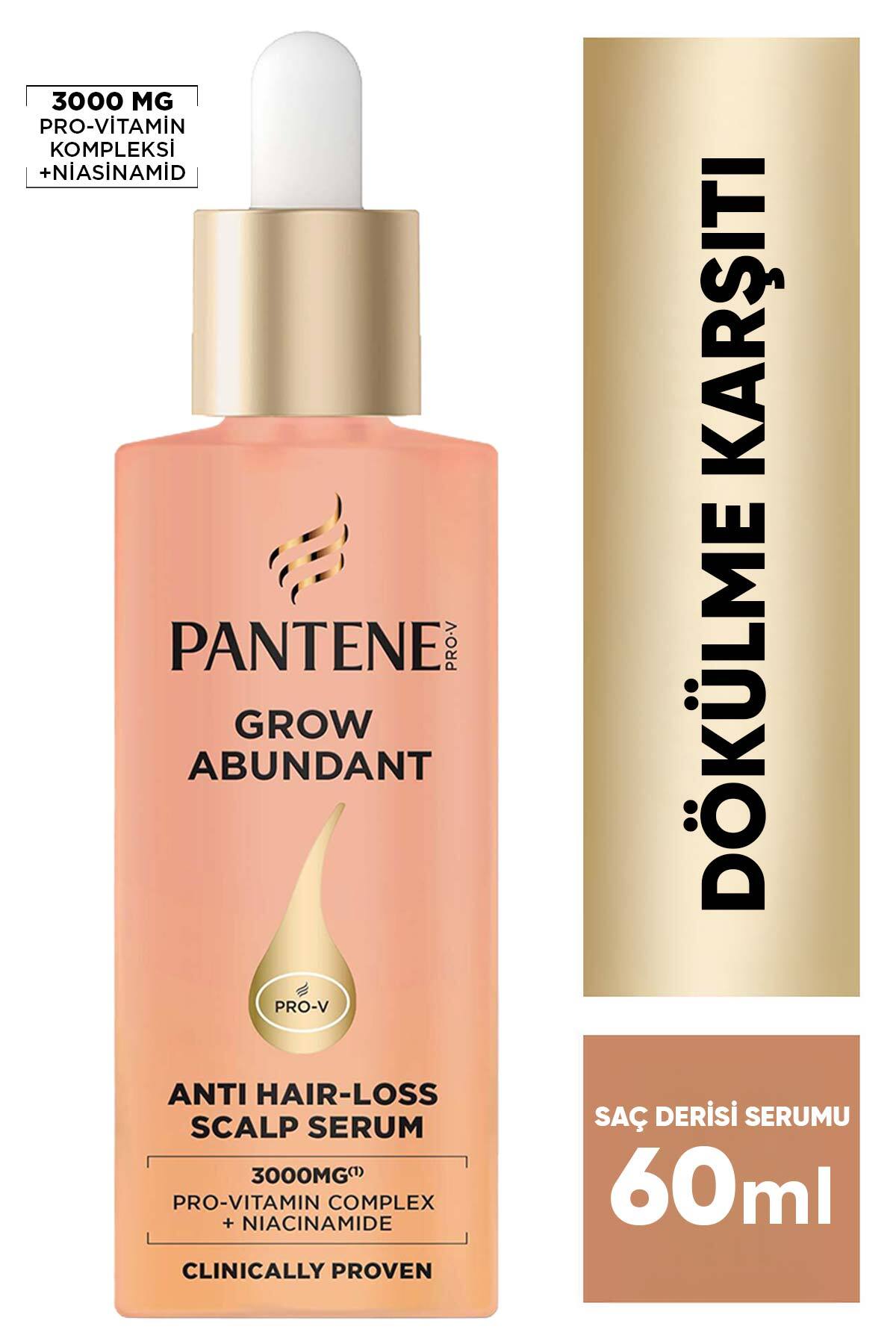 Pantene Grow Abundant Saç Dökülmesine Karşı Pro-V Kompleksi + Niasinamid İçeren Saç Derisi Serumu 60ml — 8006530060721