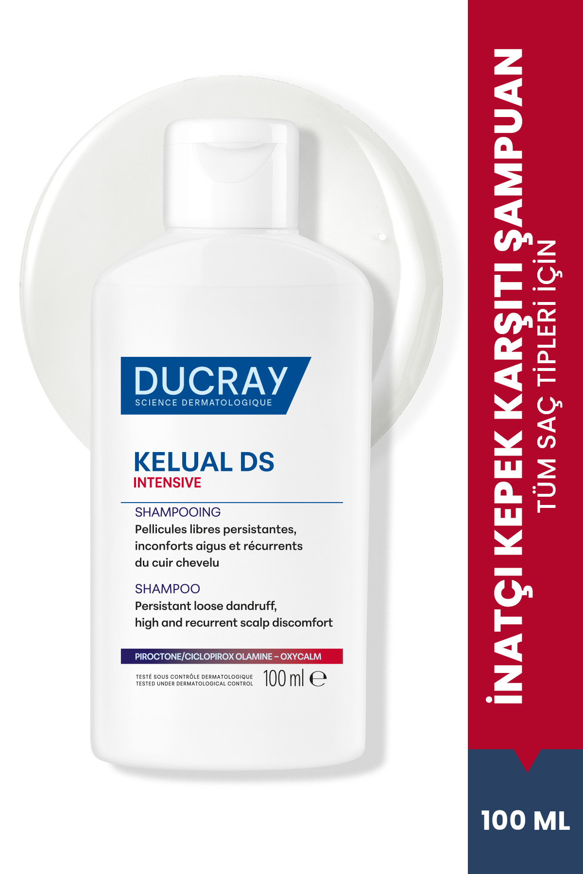 Ducray Kelual DS Intensive İnatçı, Yoğun ve Tekrarlayan Kepek Karşıtı Şampuan 100 ml