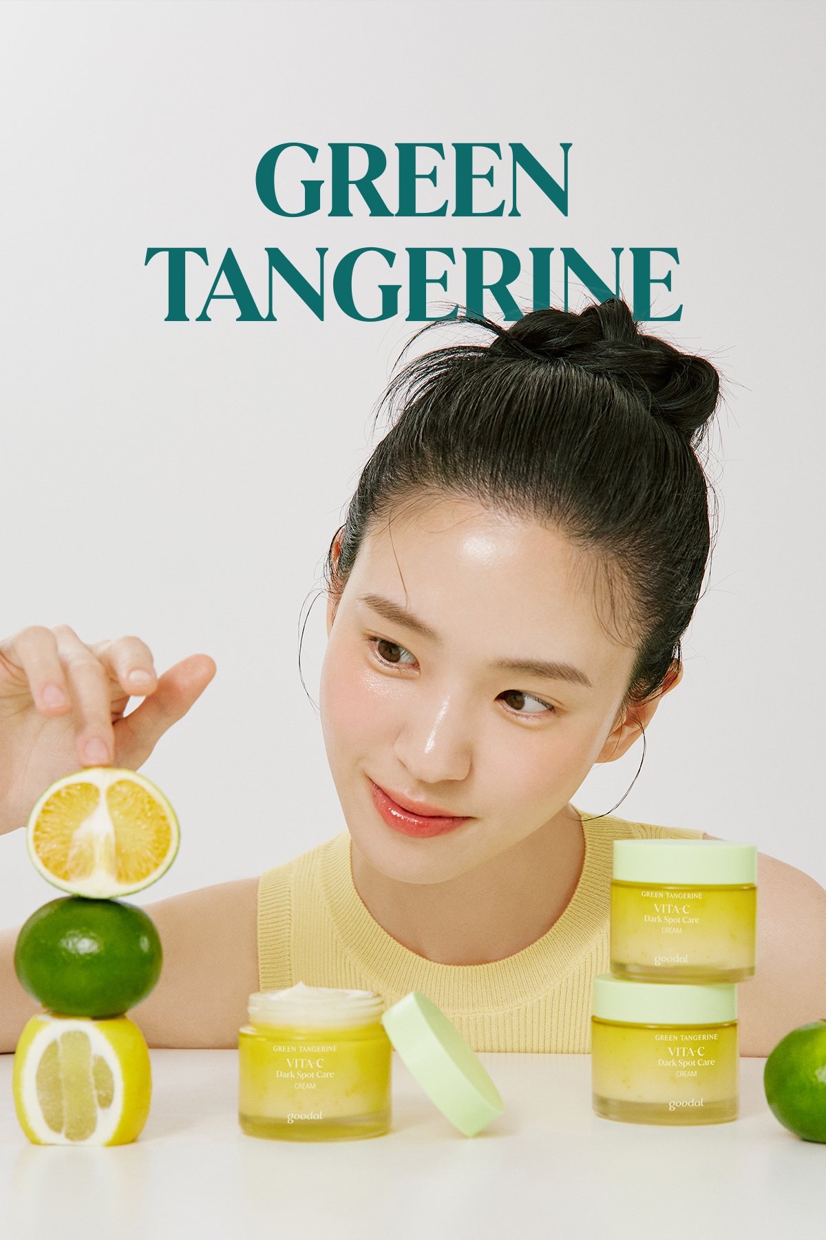 Yeşil Mandalina Özlü Leke Karşıtı Krem GOODAL Green Tangerine Vita C Dark Spot Care Cream — 8809828412048 — تصویر 9 از 9