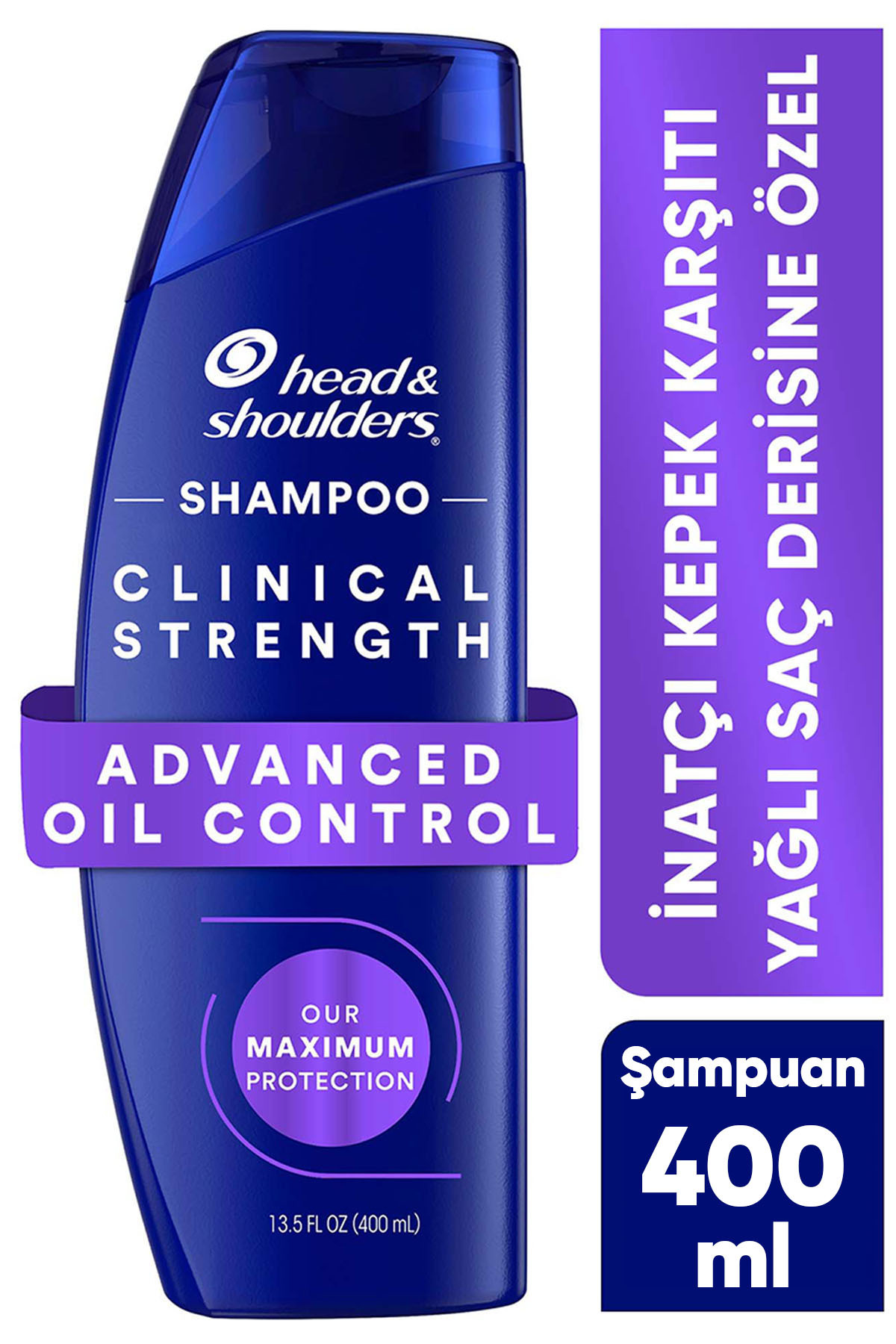 Head & Shoulders Clinical Strength Advanced Oil Control İnatçı Kepek Karşıtı Yağ Dengeleyici Şampuan 400 ml