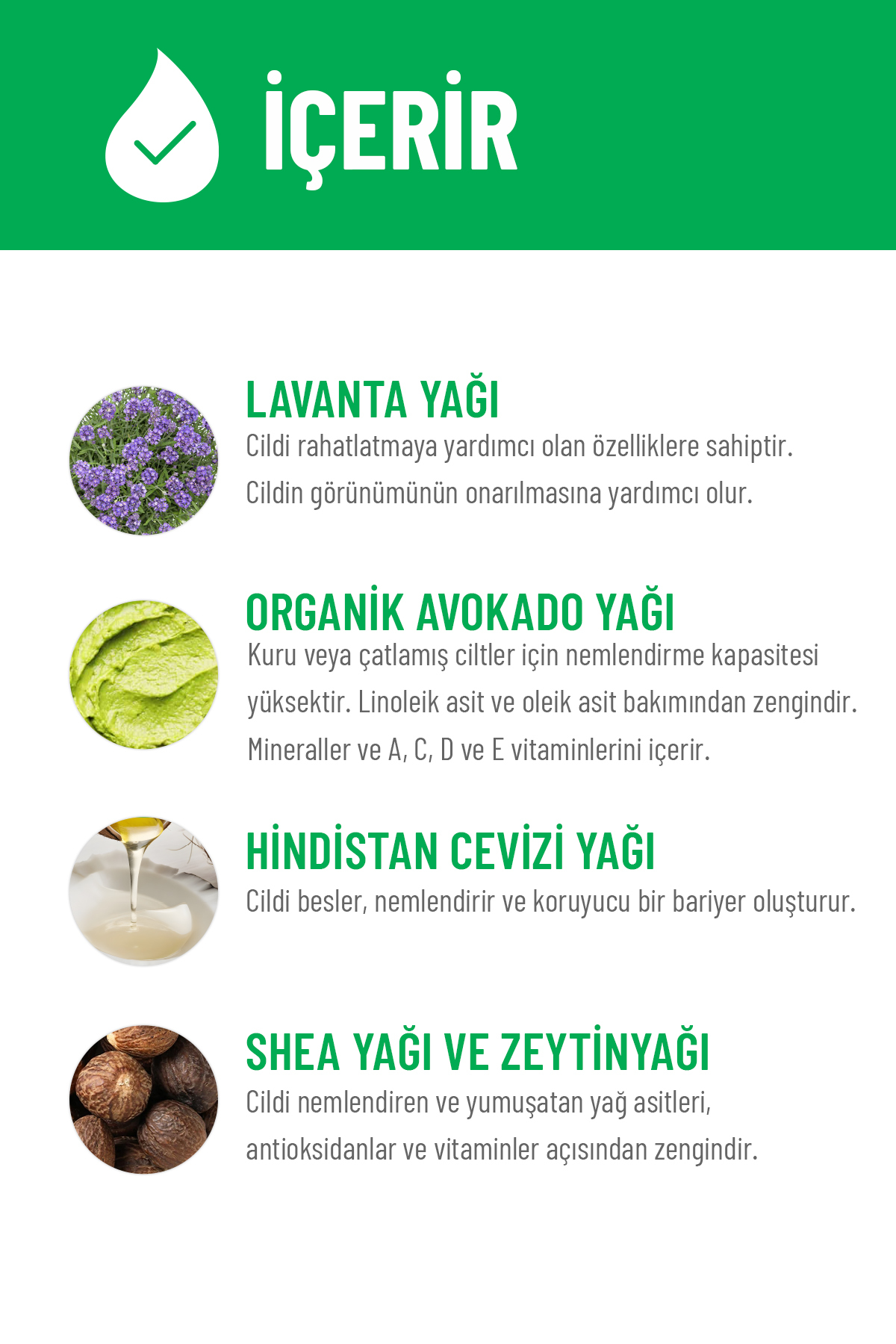 %100 Doğal El ve Vücut Kremi Lavanta Cilt Yatıştırıcı Onarıcı Yoğun Nemlendirici Vegan 30 ml — MSIV-000188 — تصویر 4 از 6