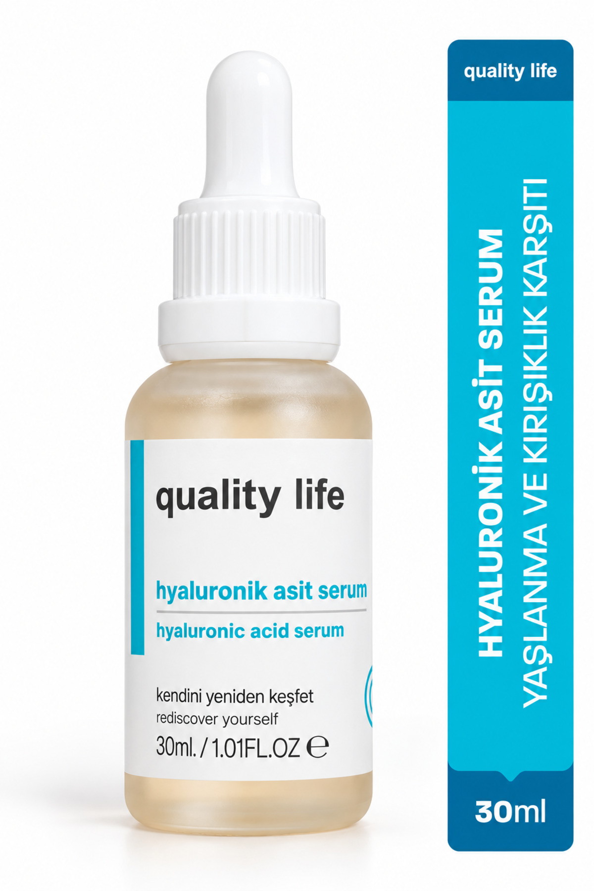 Quality Life Hyaluronik Asit Cilt Serumu Yaşlanma Ve Kırışıklık Karşıtı Nemlendirici Yenileyici Cilt Serumu — Hyaluronik-asit-serum-nemlendirici