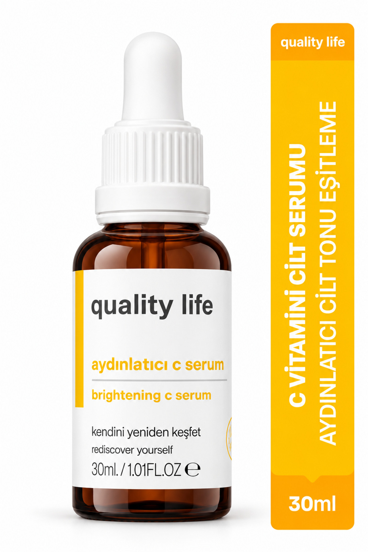 سرم ویتامین C ضد لک و روشن کننده پوست صورت و بدن حاوی اسید اسکوربیک و ویتامین C — c-vitamini-serum-serumu-yüz — تصویر 1 از 7