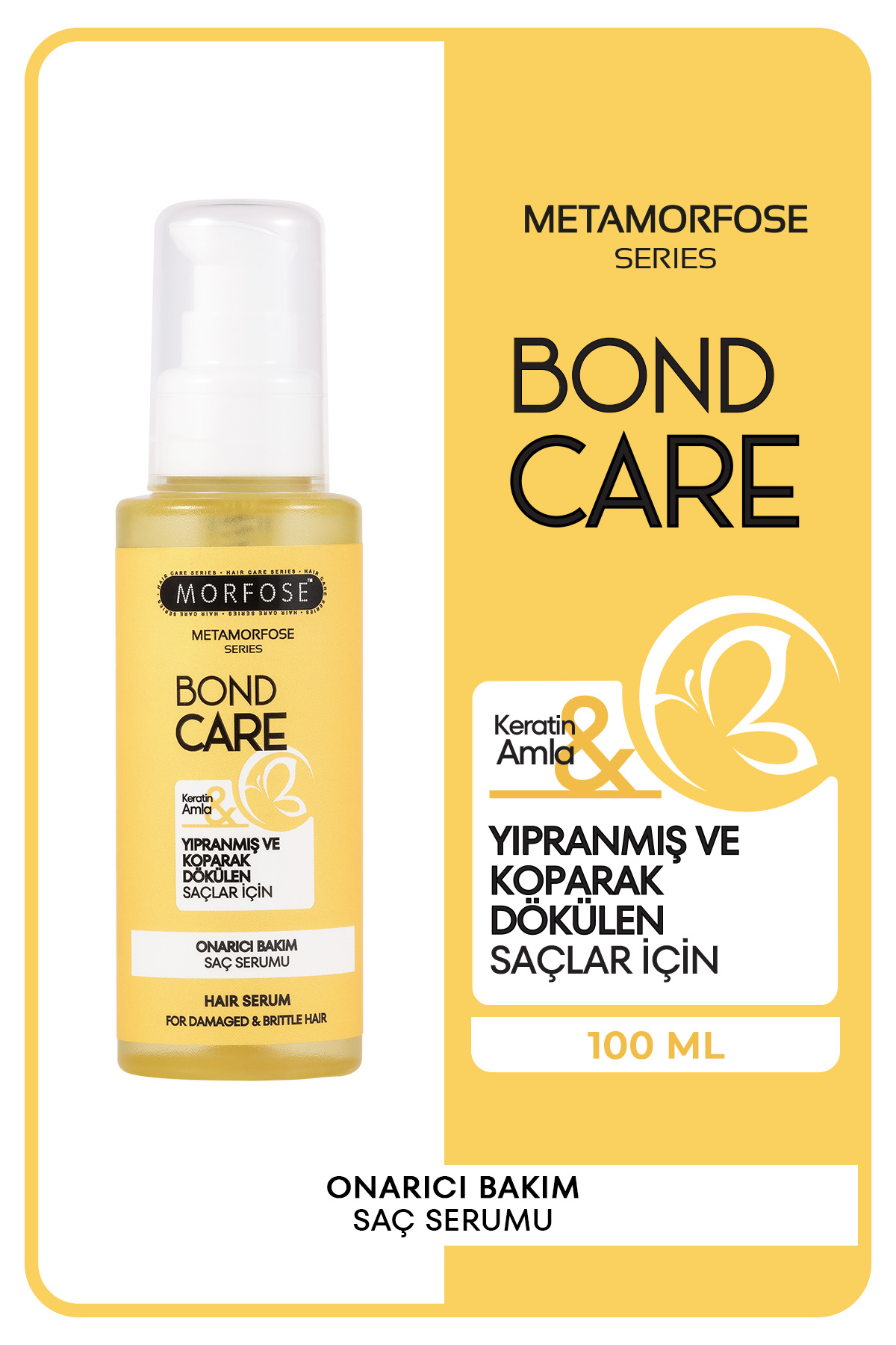 Morfose Metamorfose Bond Care Onarıcı Bakım Saç Serumu 100 ML — 1100017138