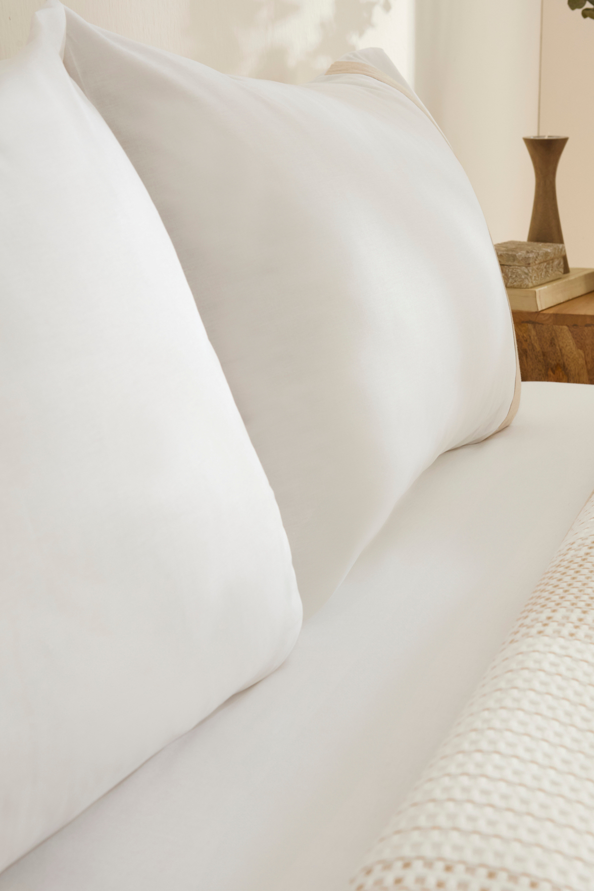 White Coll Rise %100 Pamuk Keten Çift Kişilik Pike Takımı Bej 5