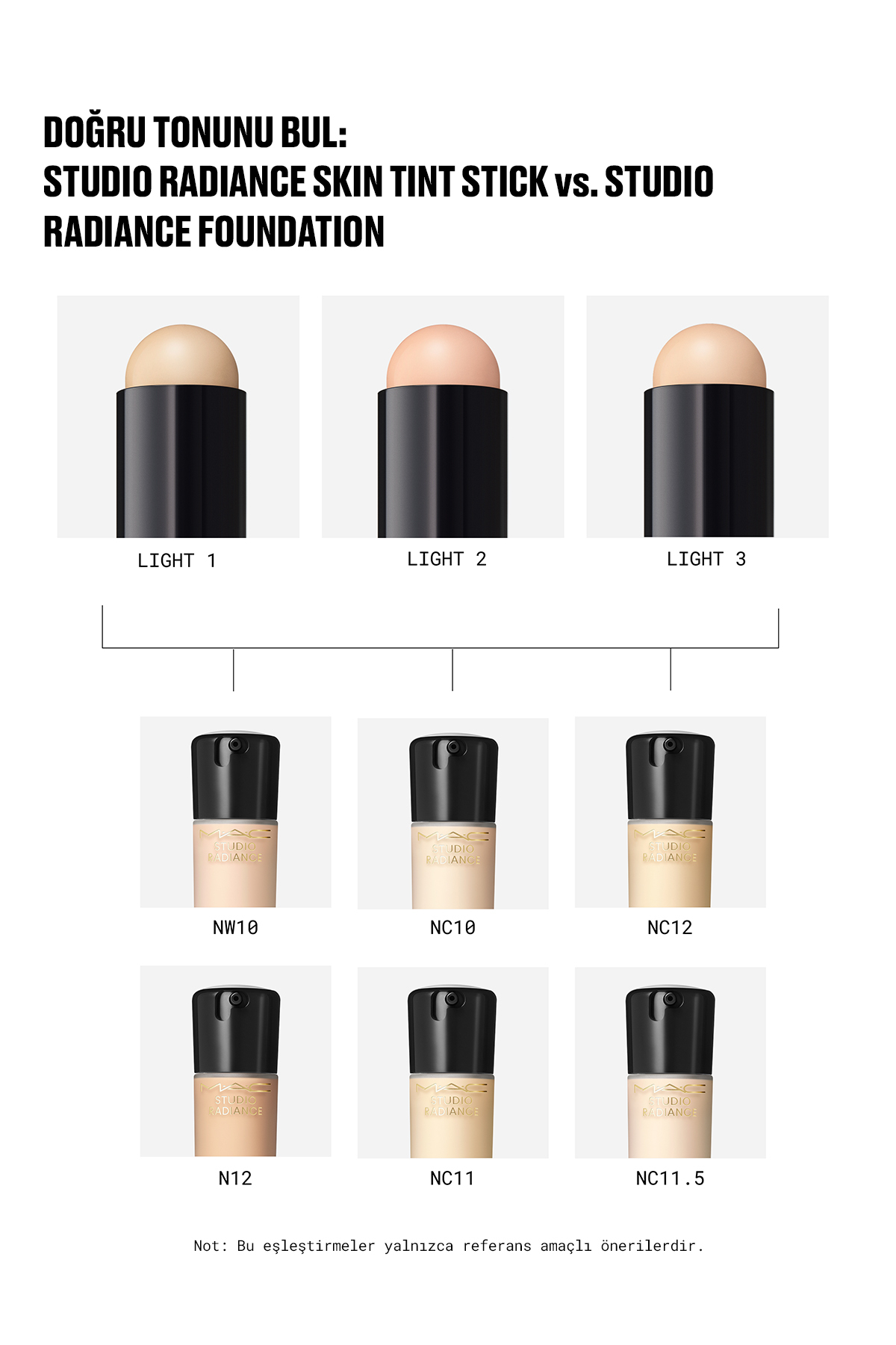 M.A.C Studio Radiance Skin Tint Stick 24 Saate Kadar Nemlendirme Etkili Serum Stick Fondöten - Light 1