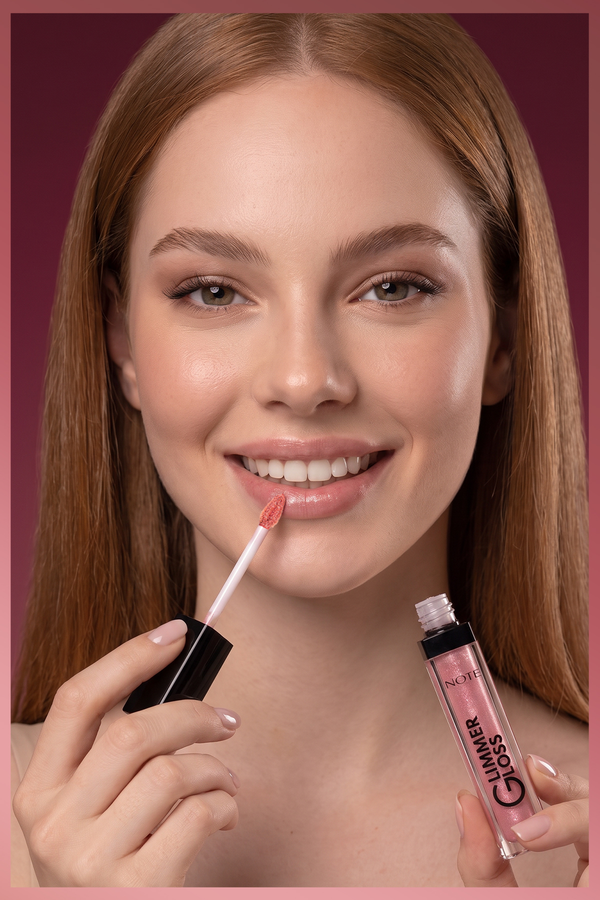 Glimmer Gloss Işıltılı Nemlendirici Dudak Parlatıcısı - 40 Rosy Wood — صورتی LGL GLIMMER — تصویر 5 از 6