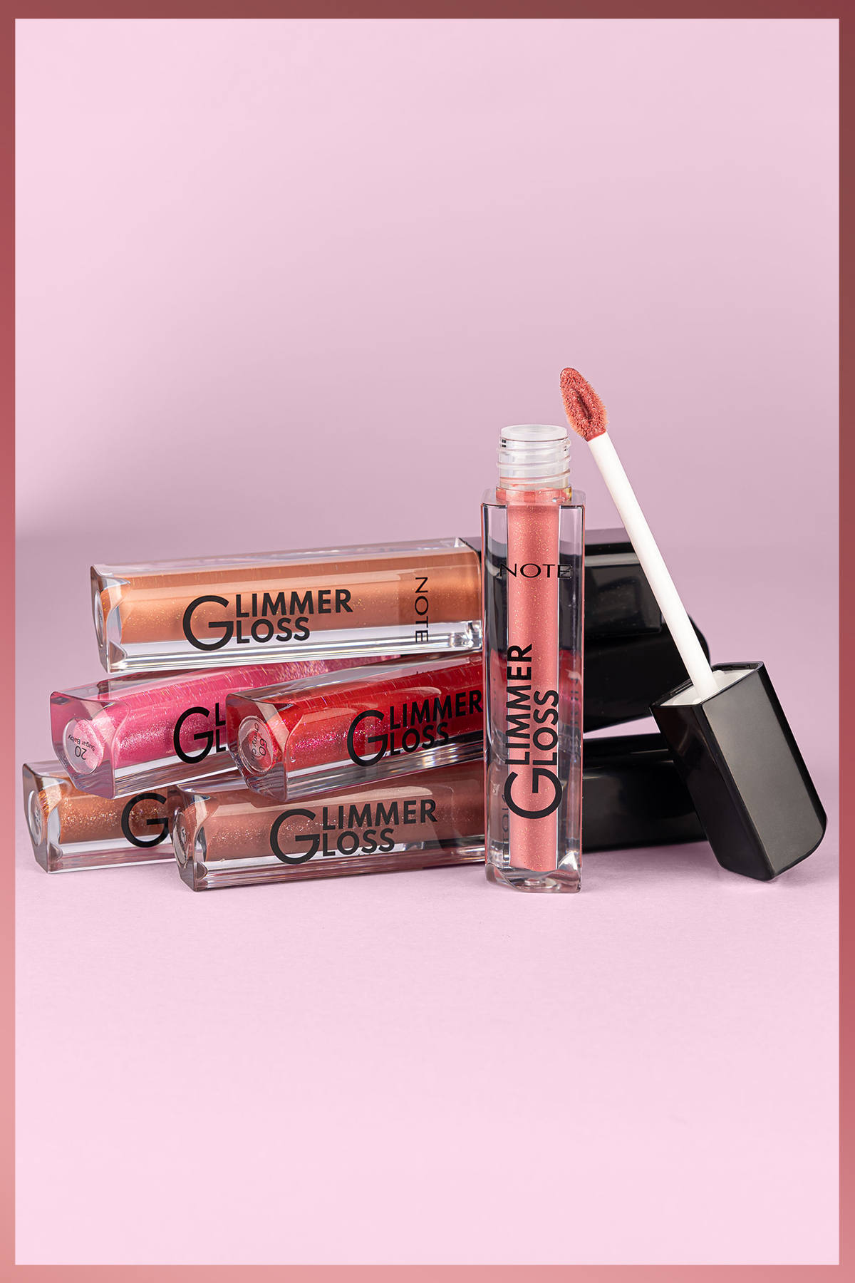 Glimmer Gloss Işıltılı Nemlendirici Dudak Parlatıcısı - 40 Rosy Wood — صورتی LGL GLIMMER — تصویر 6 از 6