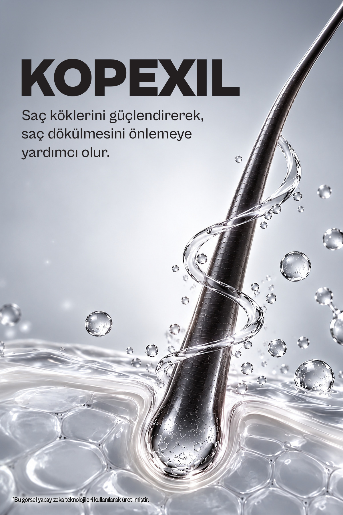 Men Kopexil İçeren Saç Dökülmesine Karşı Etkili ve Saç Güçlendirici Bakım Toniği -150ML- vegan — 8680690713811 — تصویر 5 از 7