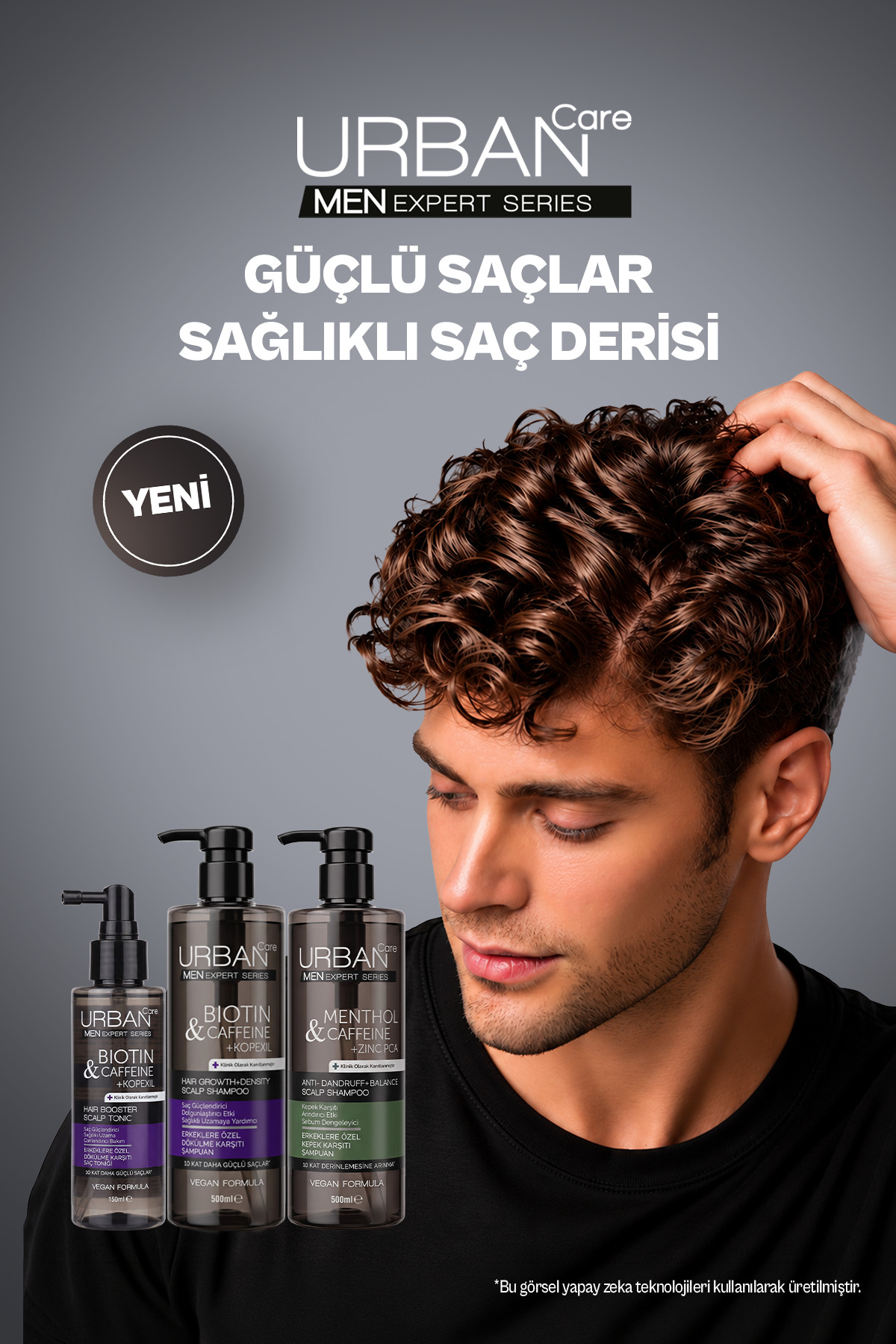 Men Kopexil İçeren Saç Dökülmesine Karşı Etkili ve Saç Güçlendirici Bakım Toniği -150ML- vegan — 8680690713811 — تصویر 7 از 7