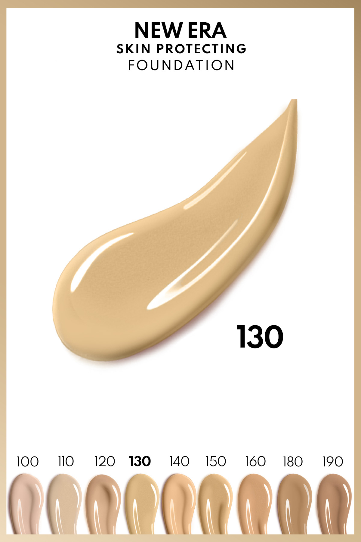 کرم پودر مرطوب‌کننده با SPF 50 و اثر محافظت از پوست نیو ارا حاوی اسید هیالورونیک - 130 بژ