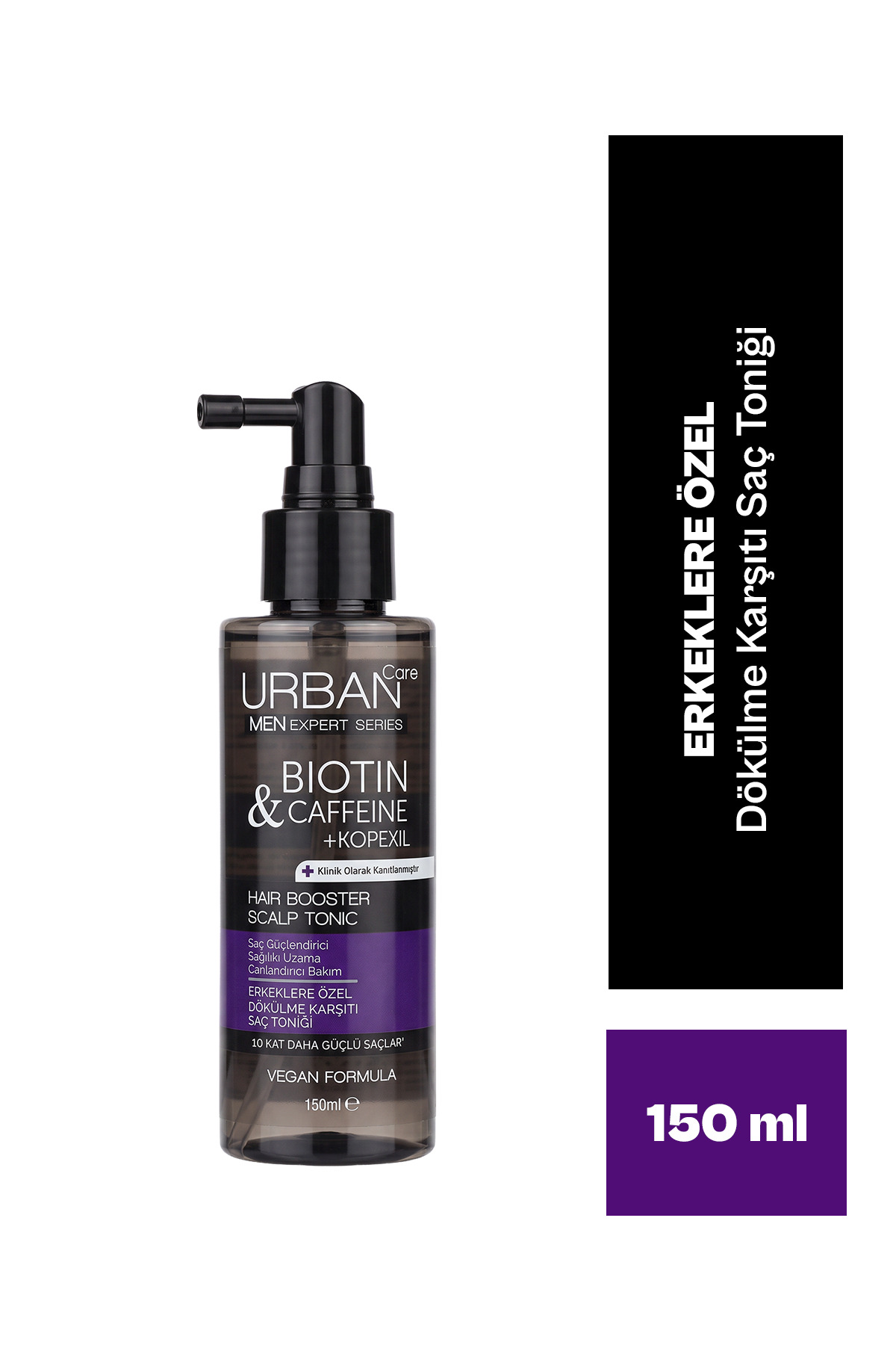 Men Kopexil İçeren Saç Dökülmesine Karşı Etkili ve Saç Güçlendirici Bakım Toniği -150ML- vegan — 8680690713811