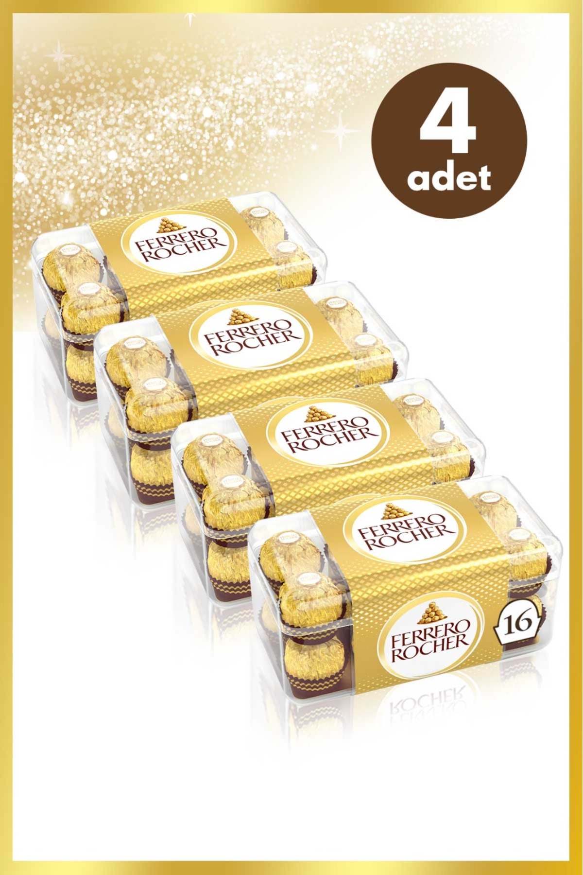 شکلات فERRERO ROCHER 200 گرمی - 4 عددی