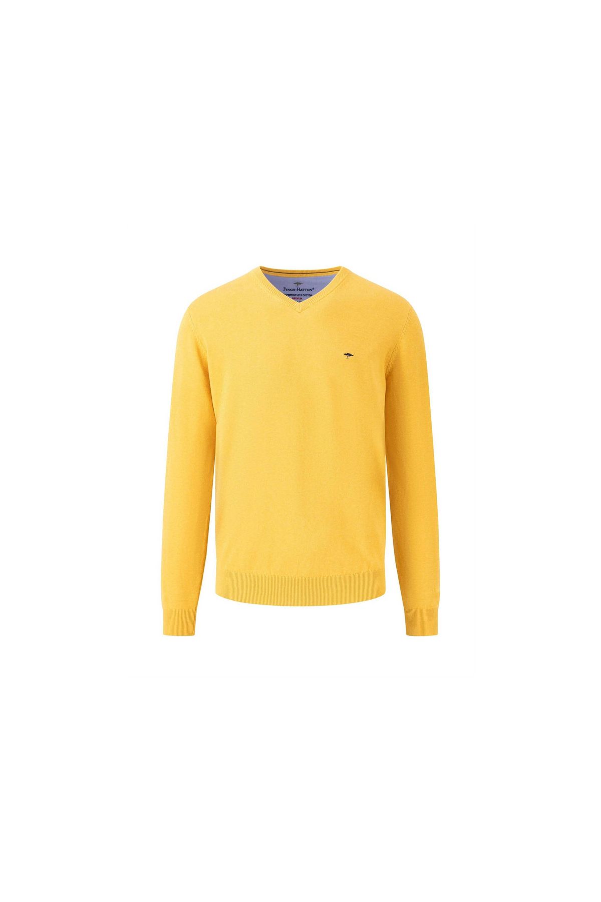 Fynch-Hatton Pullover - Gelb - Regular Fit - Trendyol