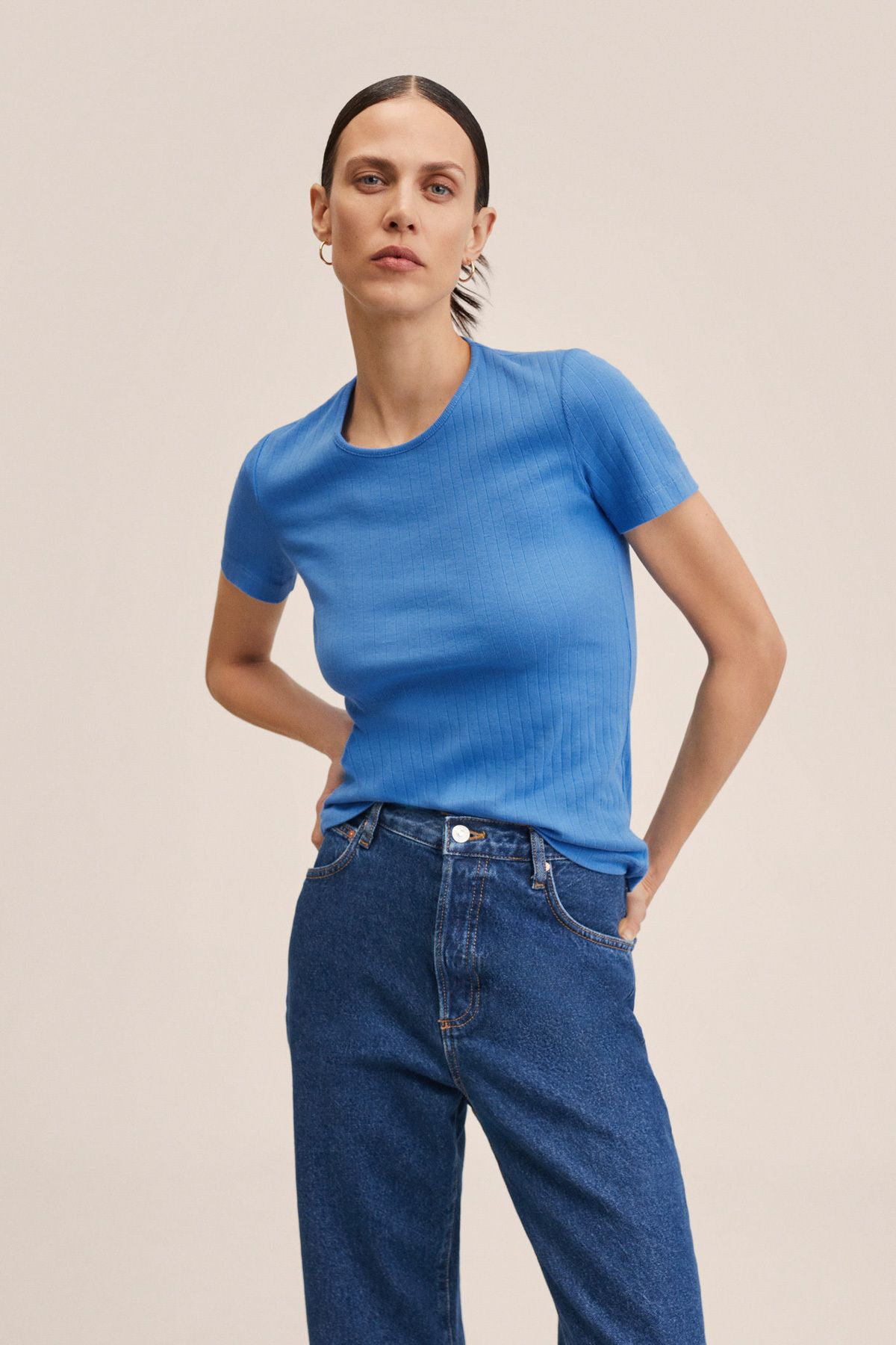 MANGO-27005803 Damen/Mädchen Blau 2