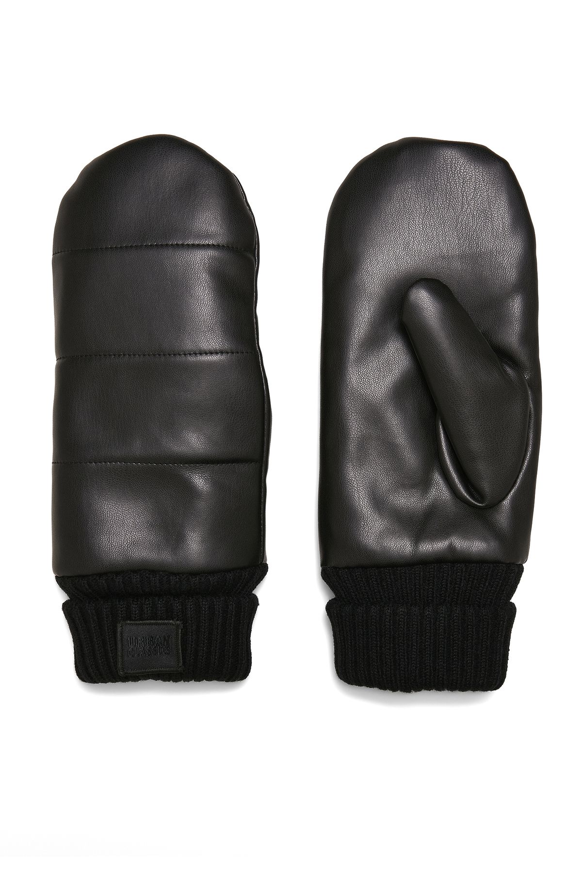 Urban Classics-Unisex Puffer Imitation Leather Gloves 1