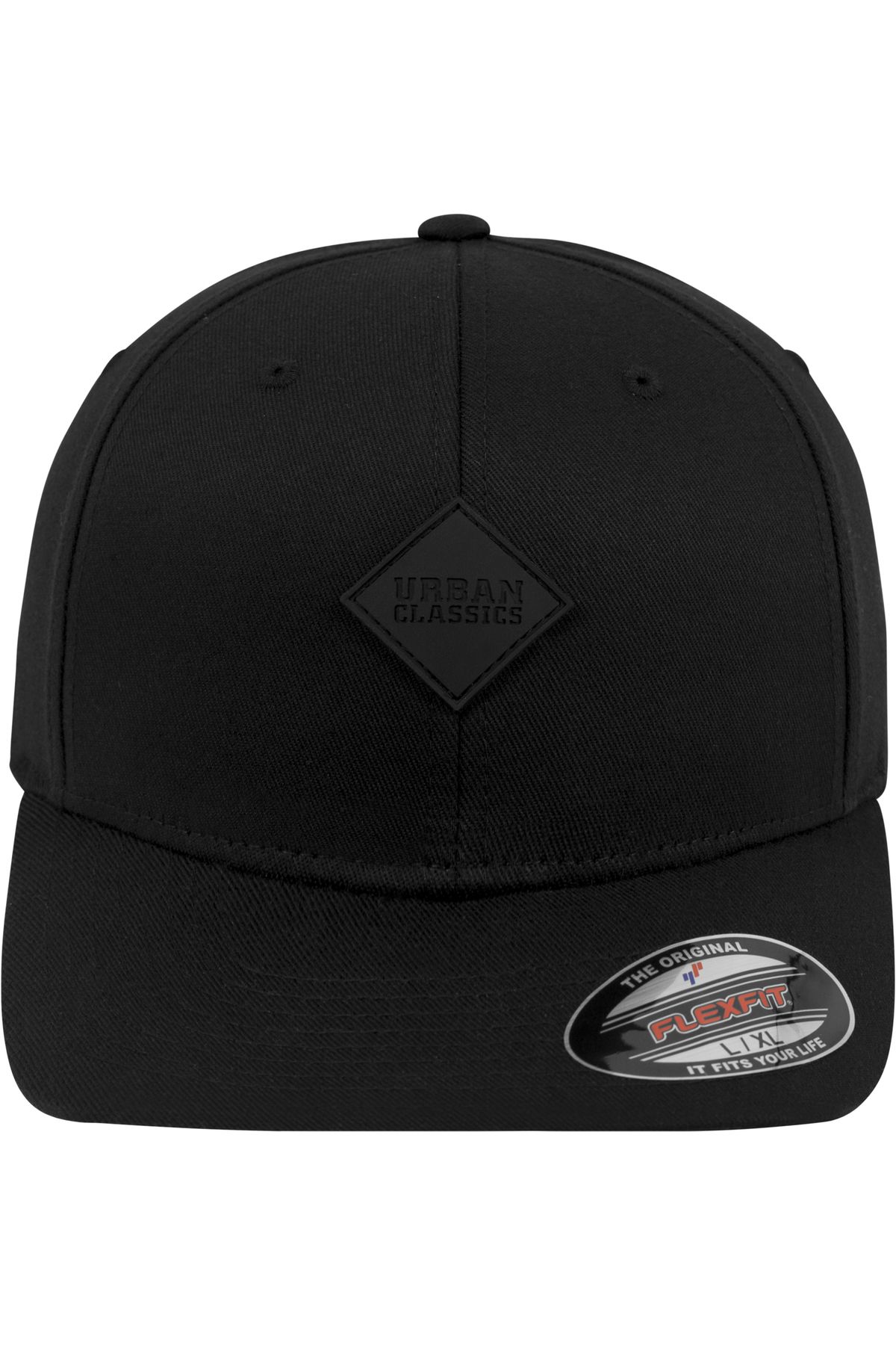 Urban Classics-Aksesuarlar Sentetik Deri Yama Flexfit Şapka 3