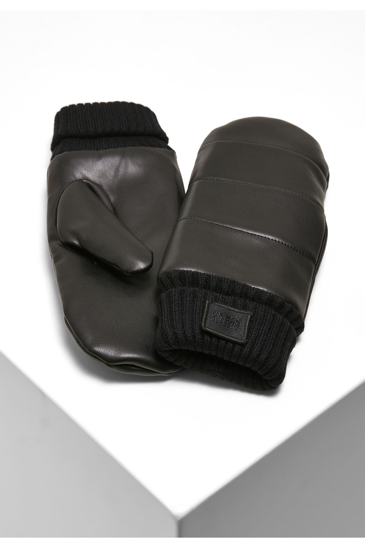 Urban Classics-Unisex Puffer Imitation Leather Gloves 3