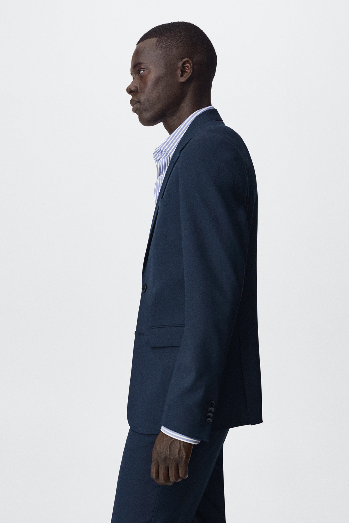 MANGO Man-27039053 Μπουφάν και Blazers Dark Navy 6