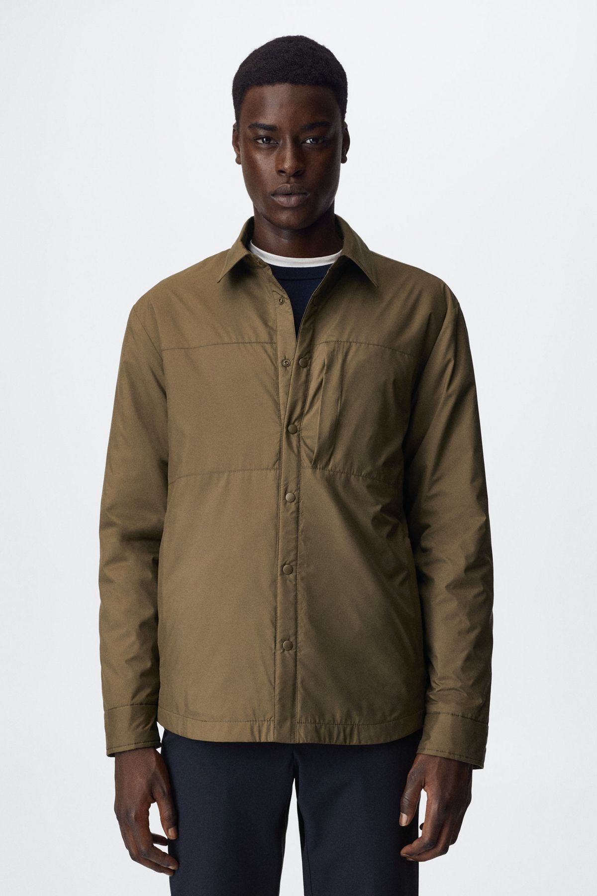 MANGO Man Jacket Brown Regular fit