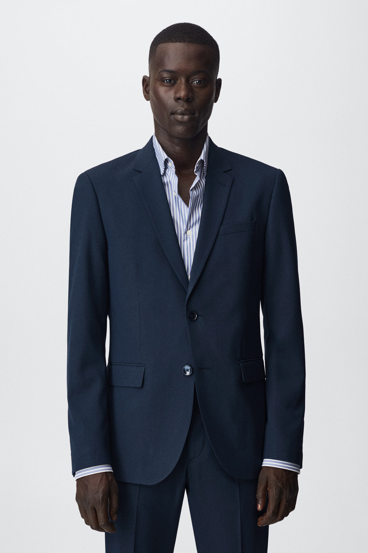 MANGO Man-27039053 Μπουφάν και Blazers Dark Navy 2