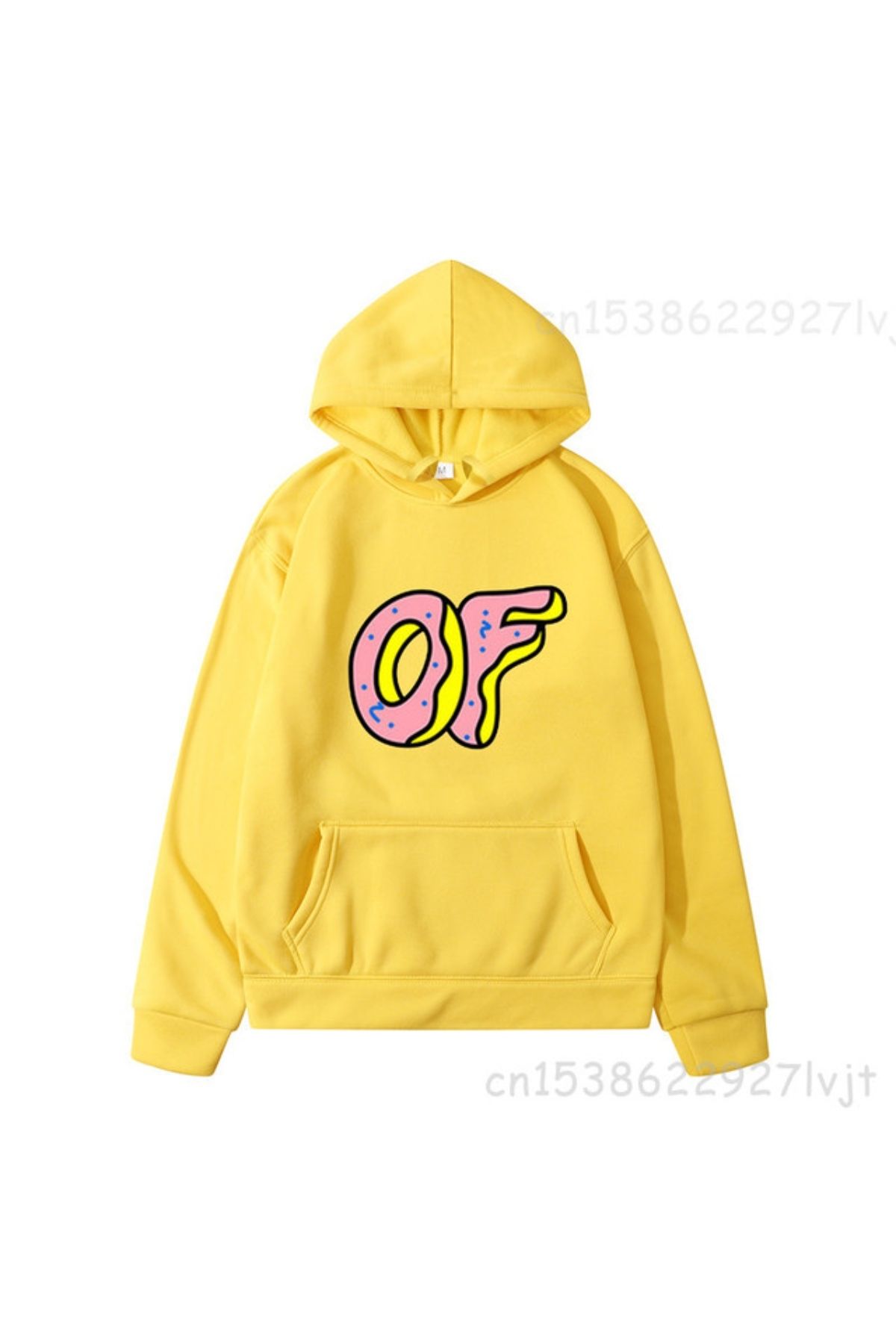 Yellow sale pink sweatshirt