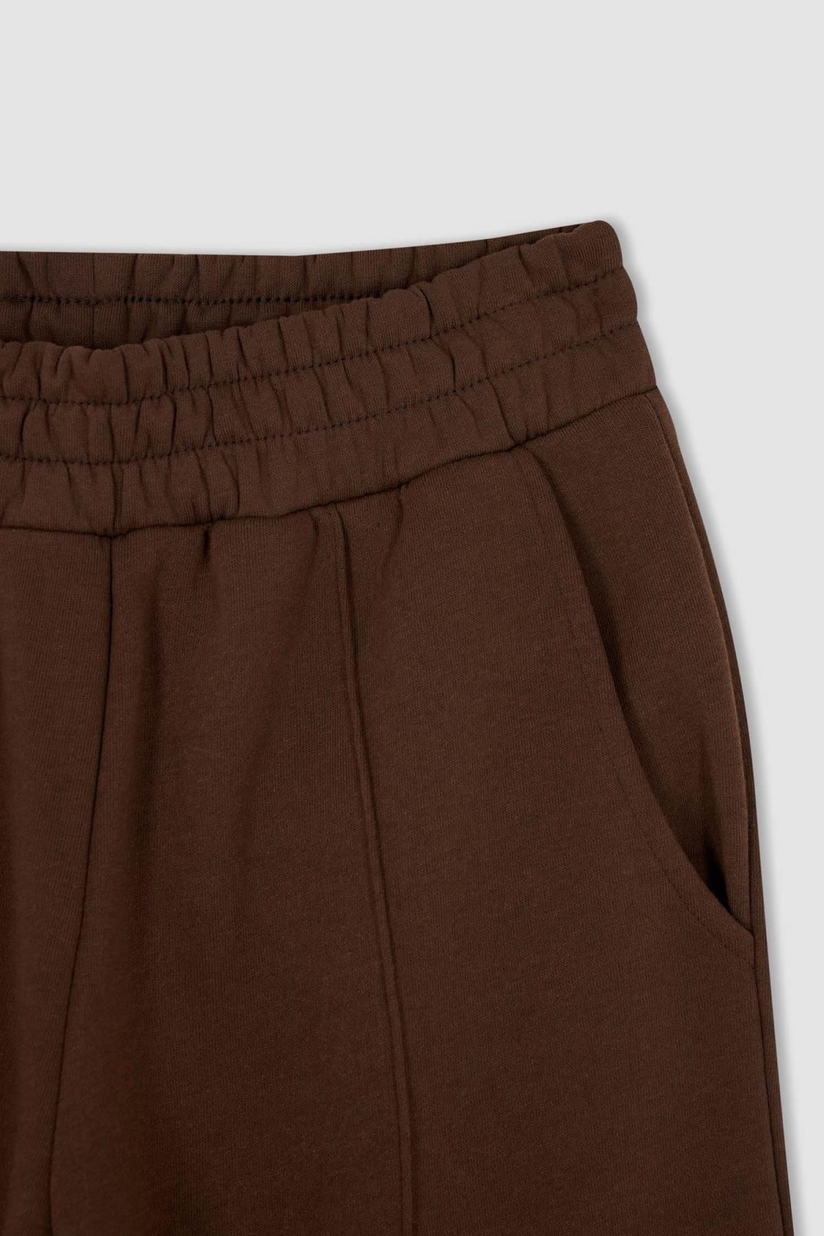 DeFacto-Fit Jogger Sweatpants with Soft Fuzzy Inside 8